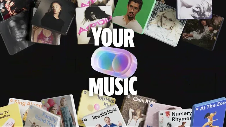 A family listening to music together while Spotify recommendations remain personalized to the account holder