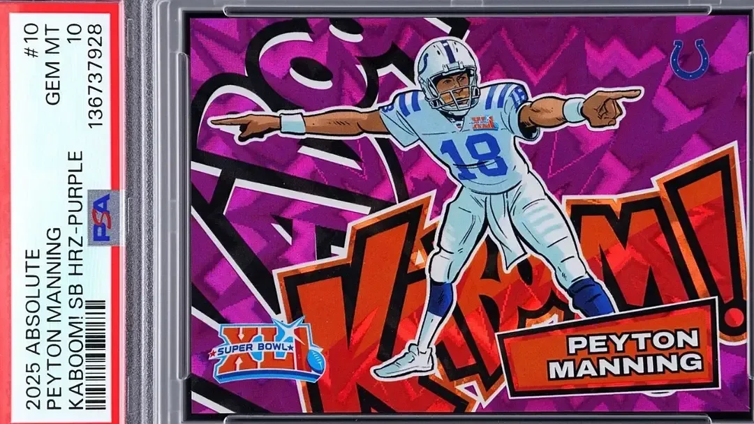 2021 Panini Absolute Kaboom! Tom Brady Gold /10 graded BGS 9