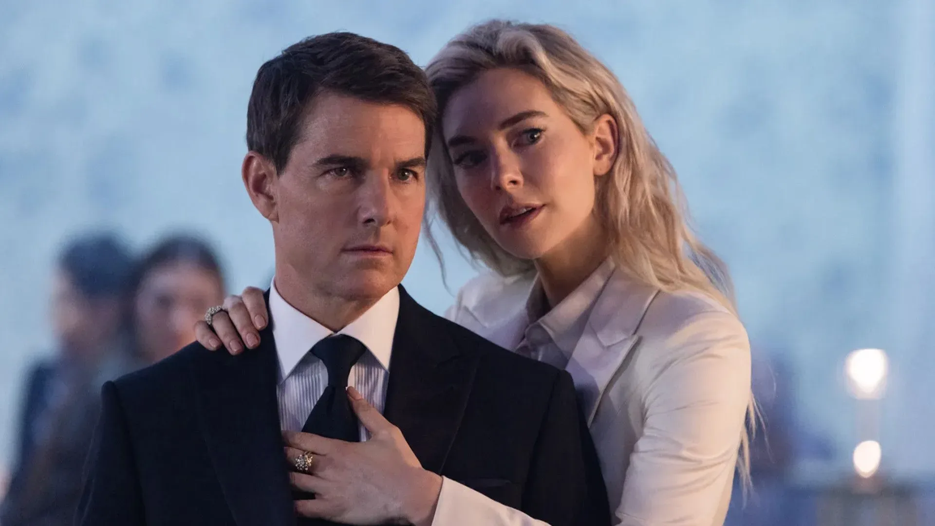 Tom Cruise speaking about the shared experience of watching films in theaters