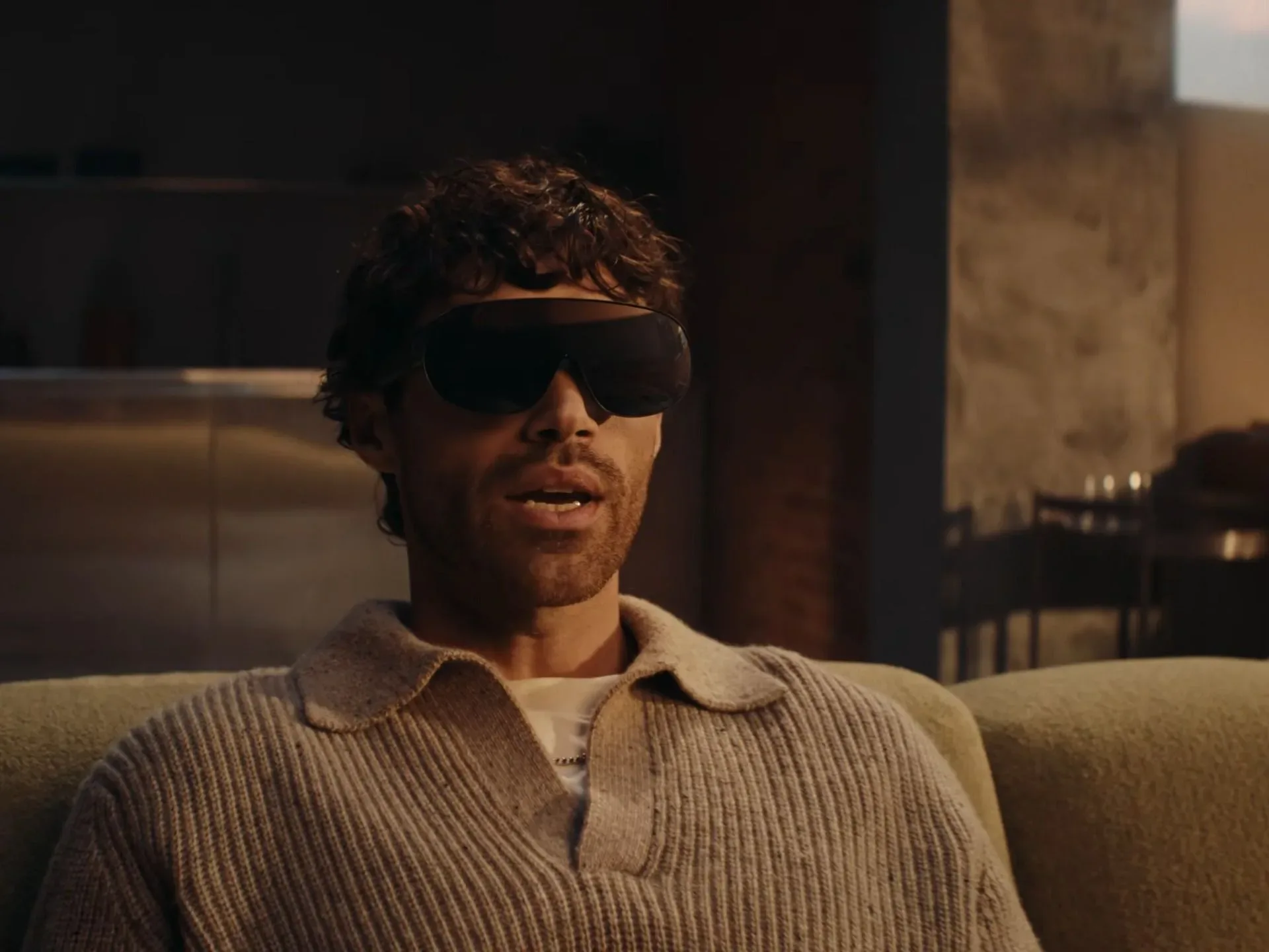 A user wearing Meta's VR glasses