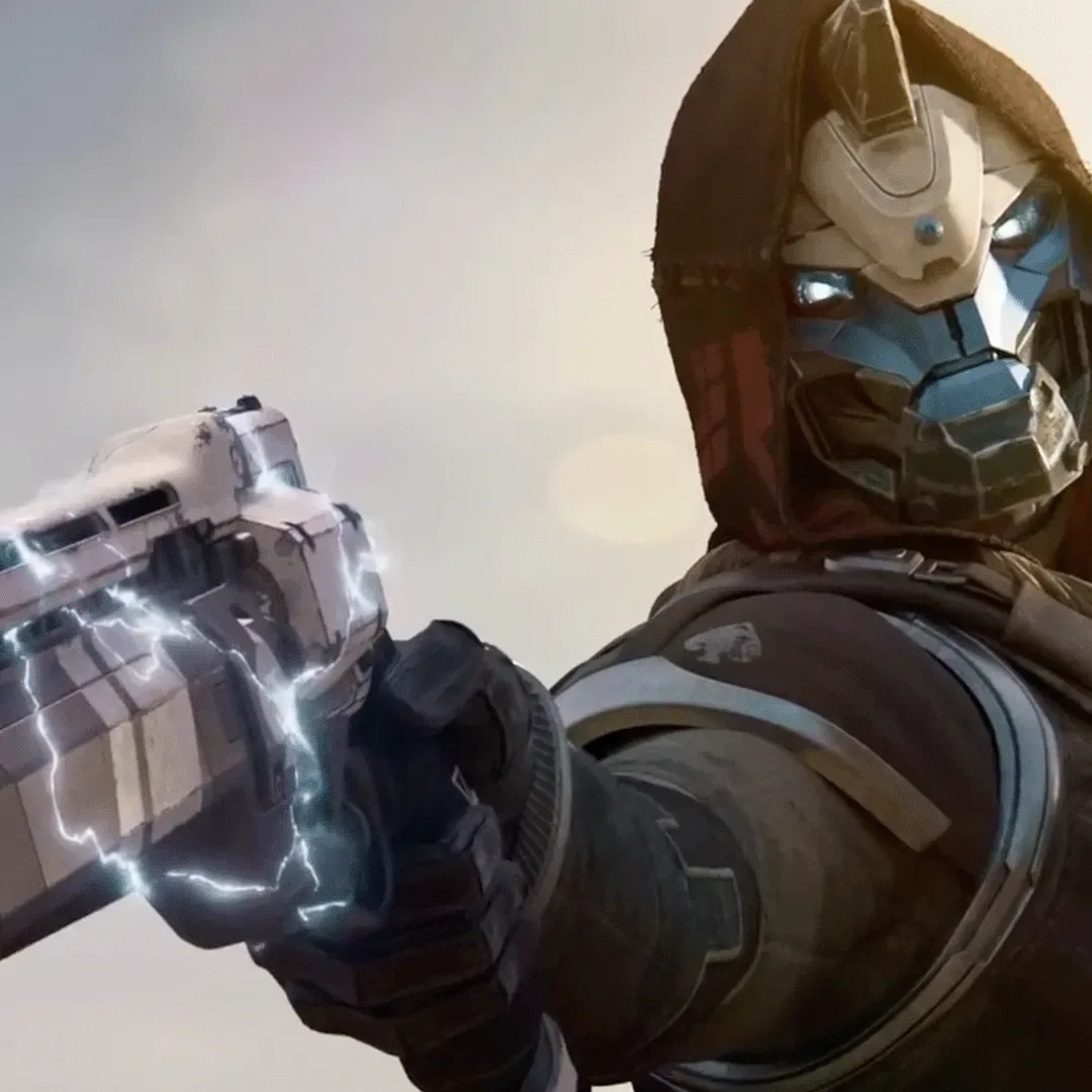 Destiny 2 Guardians gathered in a sci-fi landscape