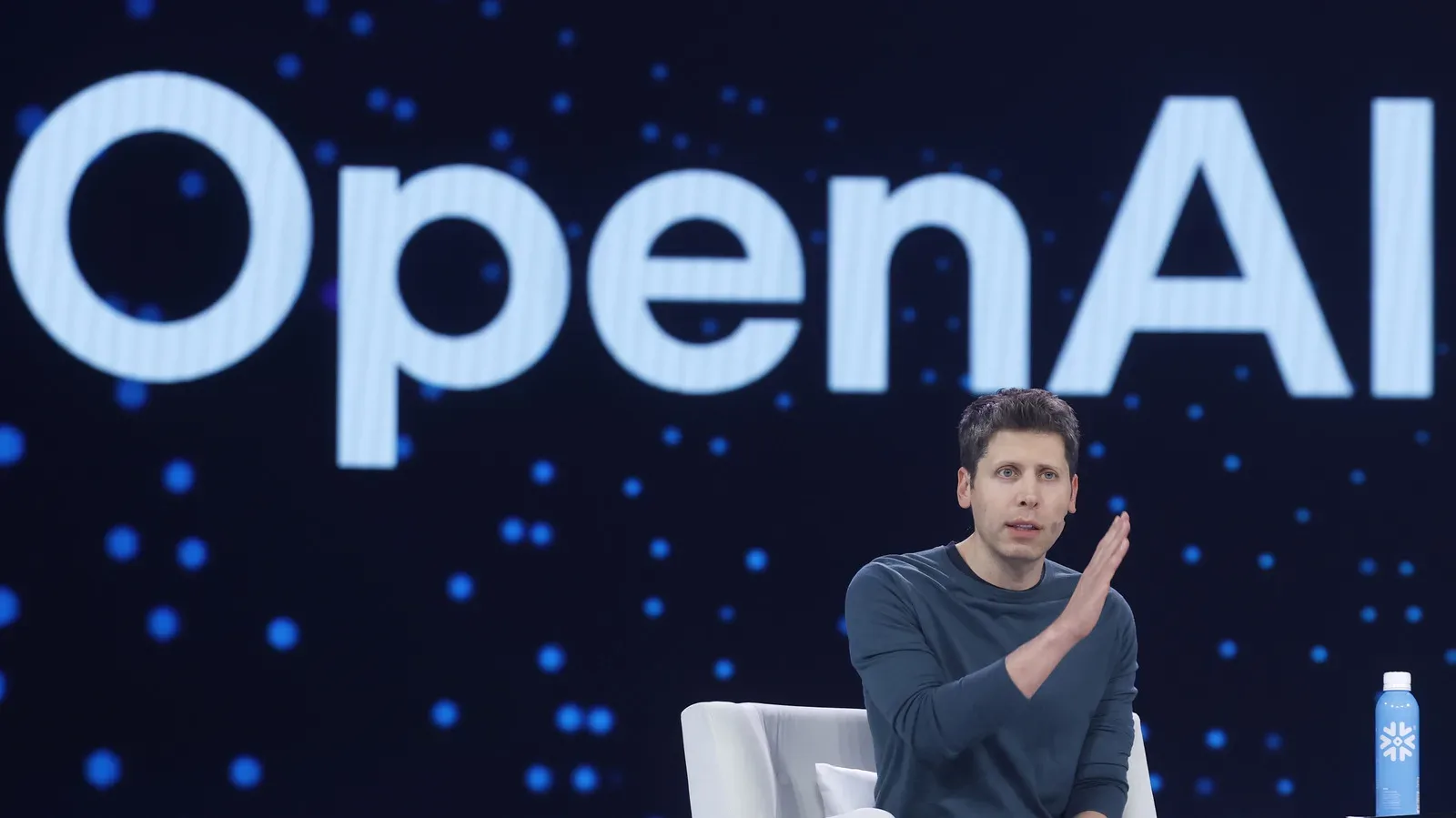 Sam Altman speaking about OpenAI’s decision not to pursue an IPO in 2026