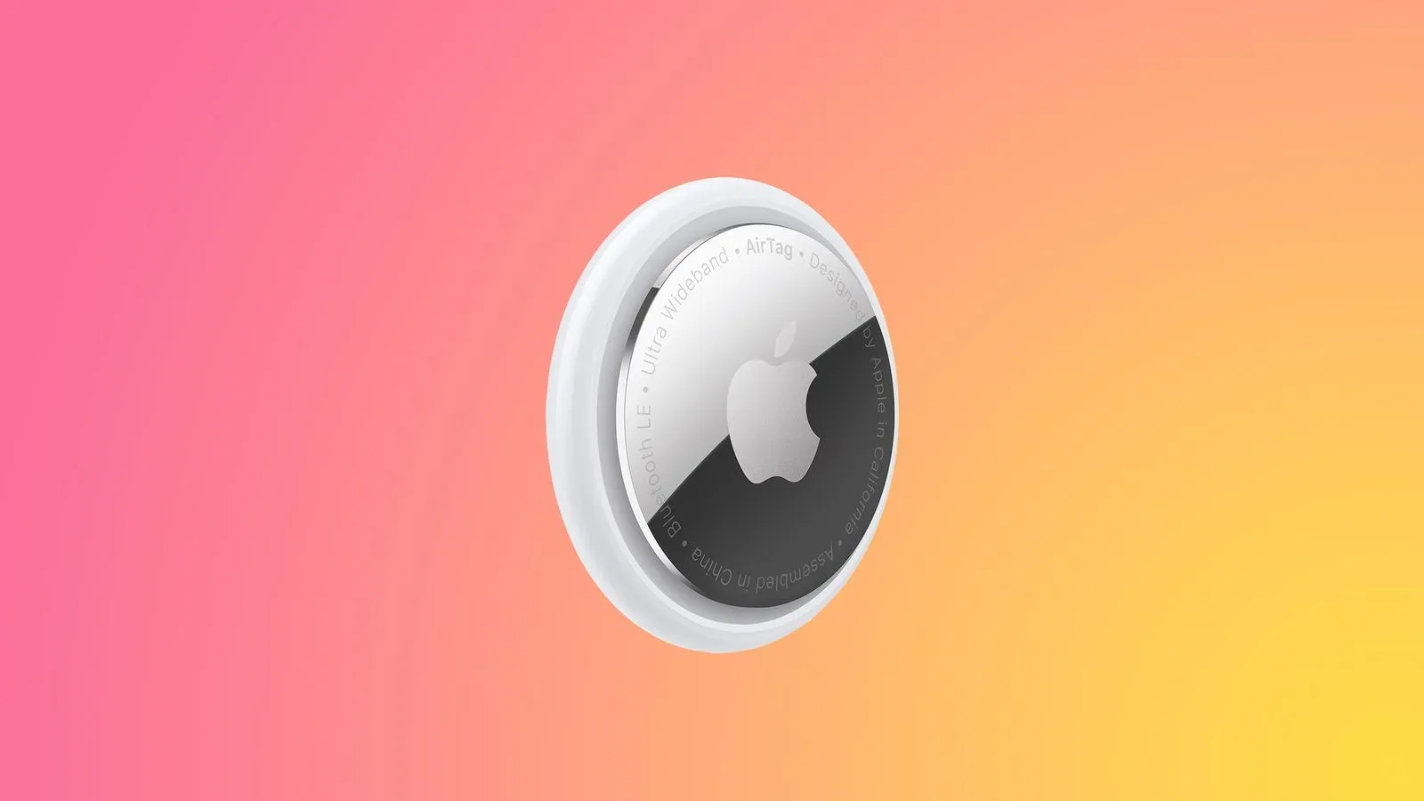 Apple AirTag 2 four-pack shown as a deal for tracking keys, bags, and gaming gear