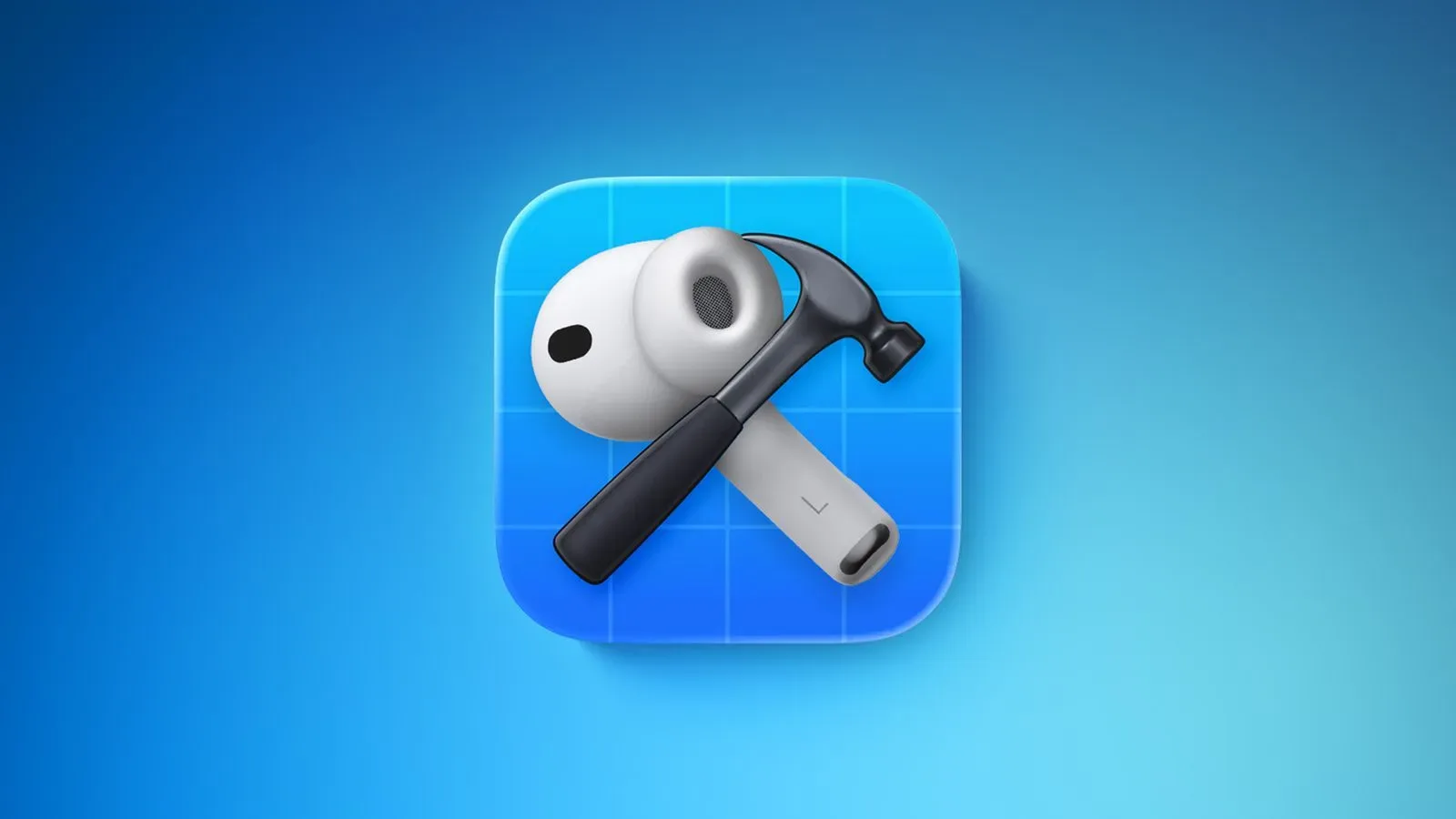 AirPods charging beside an iPhone with beta firmware settings open
