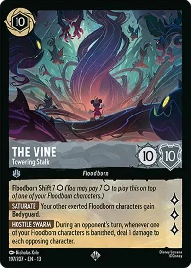 The Vine Towering Stalk Disney Lorcana card