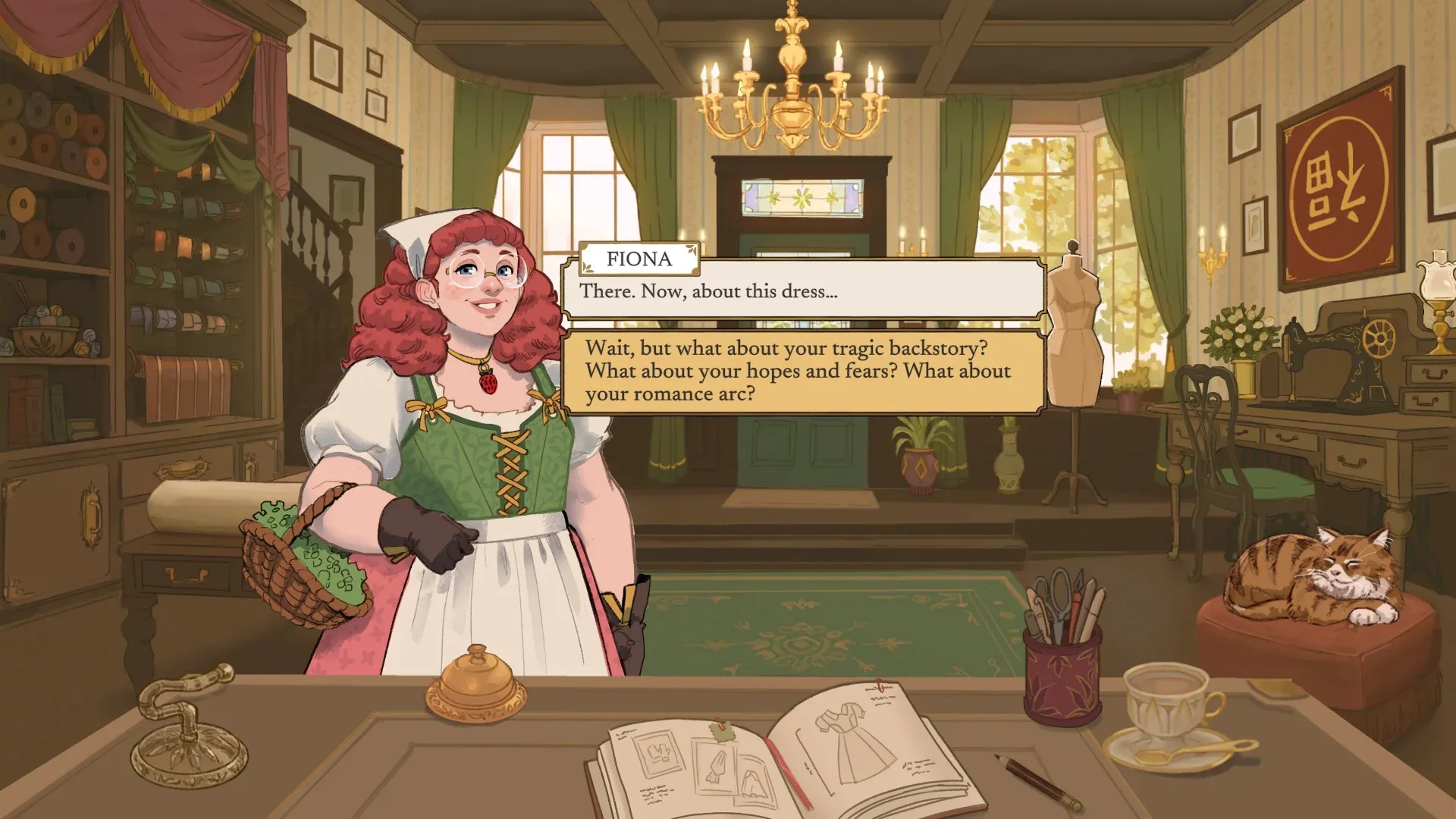 A Dressmaker client commission and tailoring interface