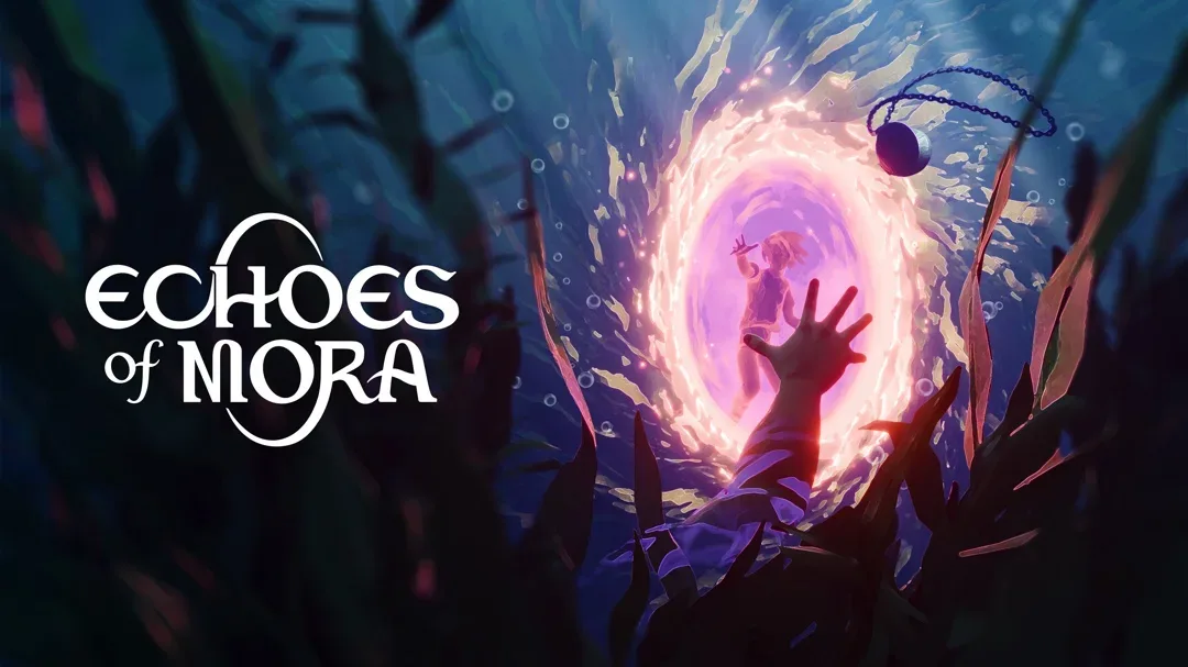 Echoes of Mora underwater village ruins explored by the player