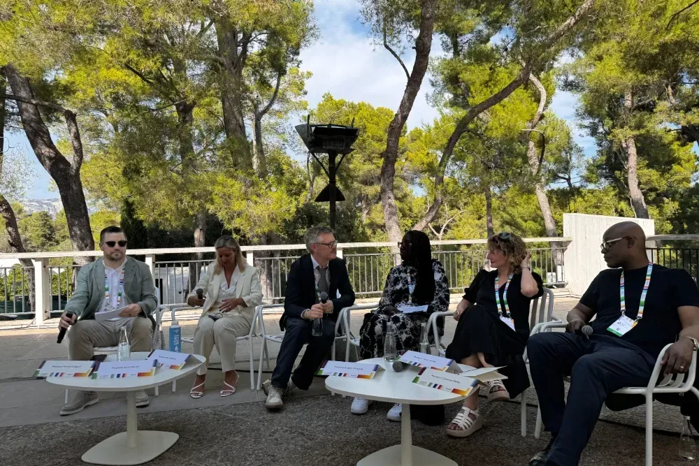 Lumière Summit panel discussing gender balance and safer film sets