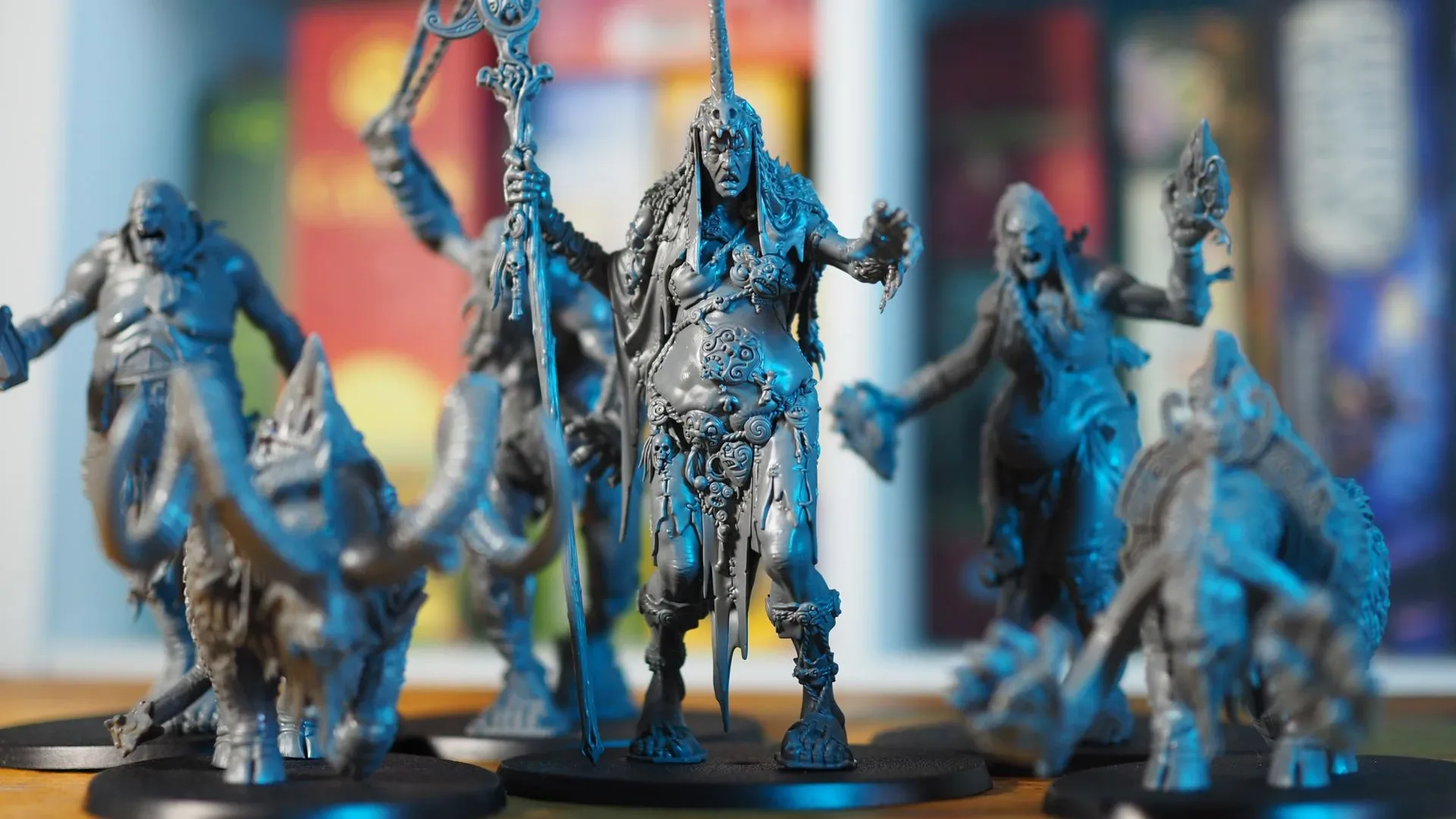 Ma Maegran miniature with Ancient Gyrochs for Warhammer Age of Sigmar