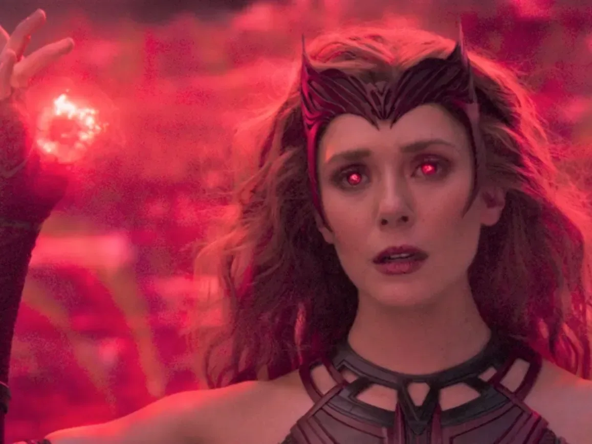 Elizabeth Olsen as Scarlet Witch in Marvel imagery