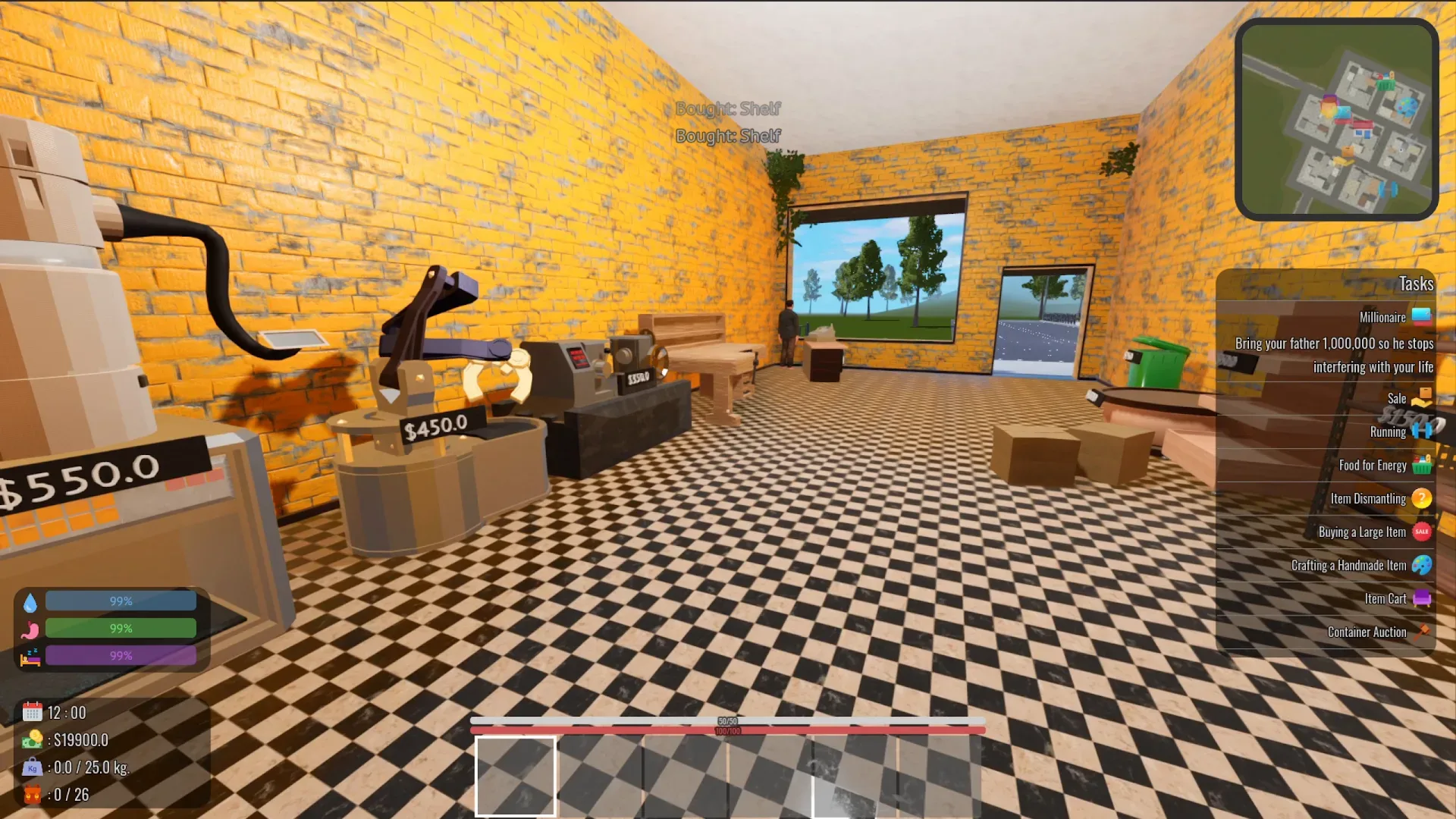 Picker Magnate Simulator inventory sorting, repairs and crafting systems
