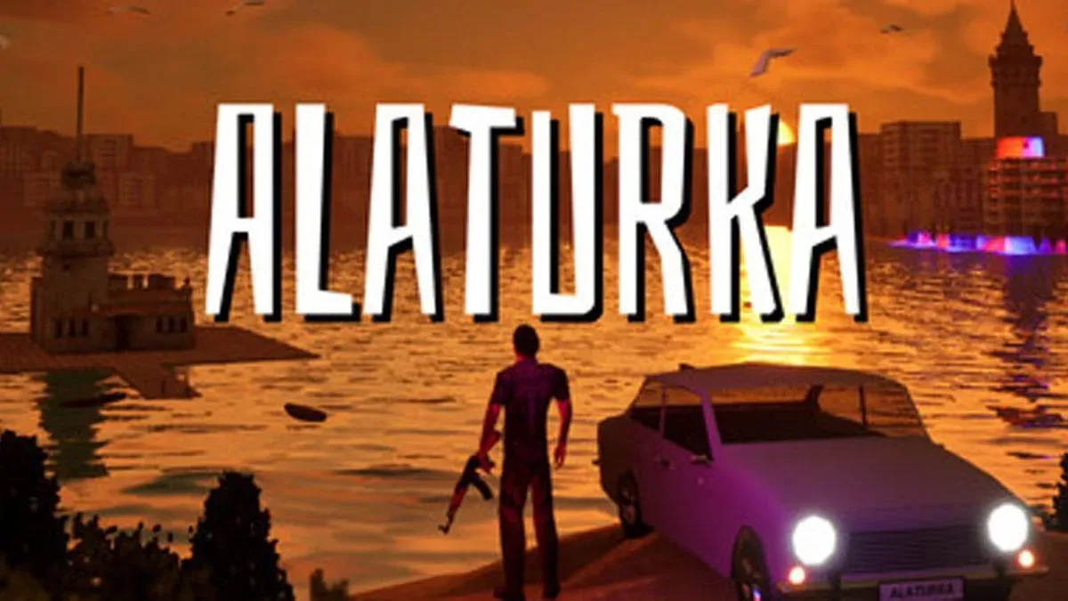 ALATURKA promotional view of a 1970s-inspired Istanbul street in PS2-style graphics