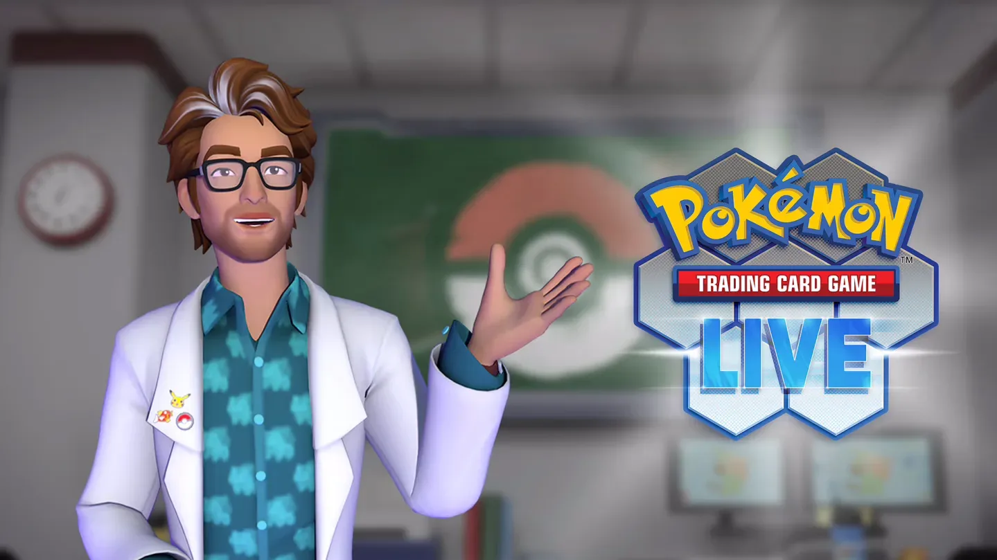 Pokémon TCG Live Study Season event screen with classroom-themed Battle Board