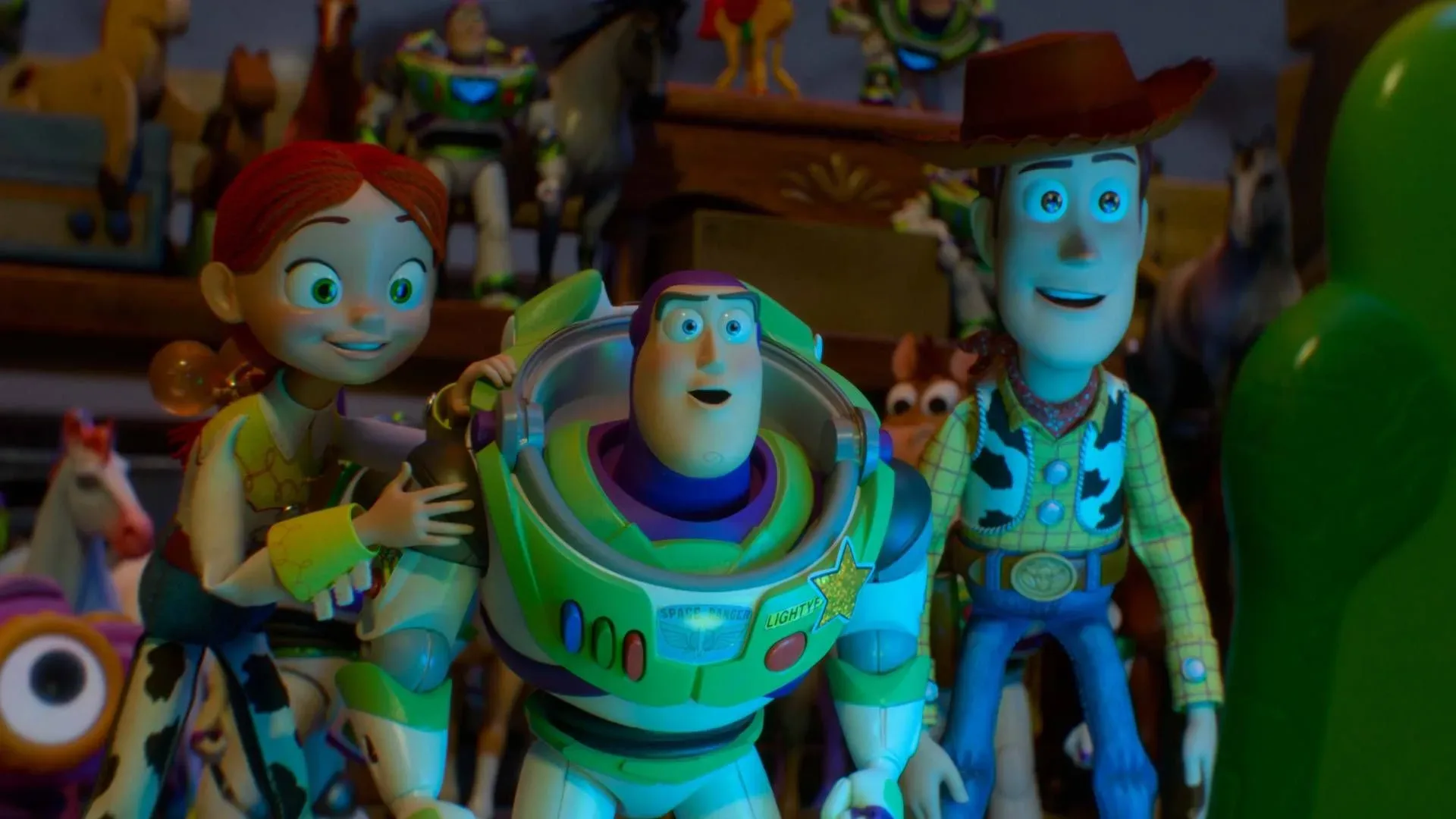 Jessie leads the toys in Toy Story 5