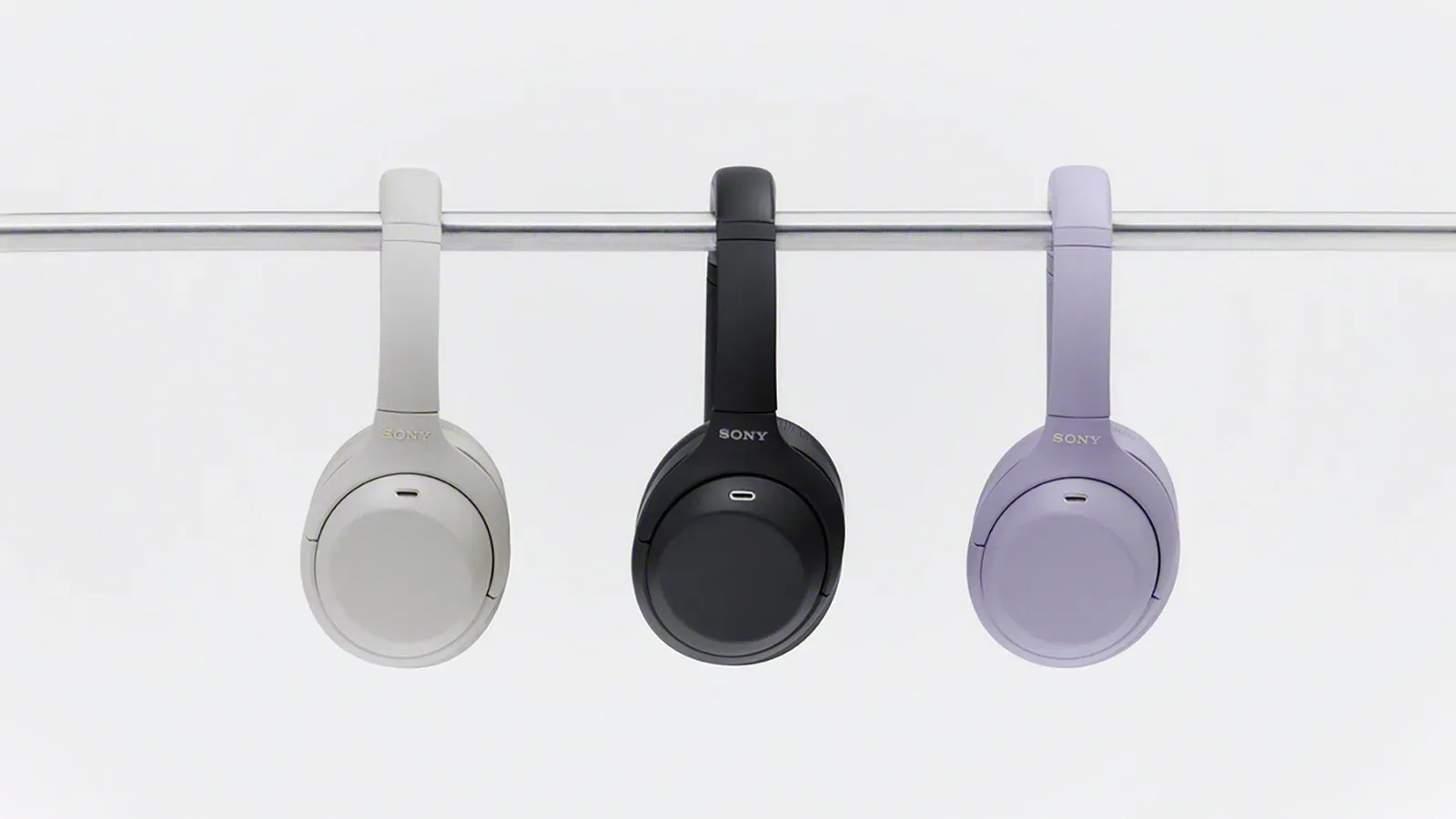 Sony WH-1000XM4C headphones in a folded position