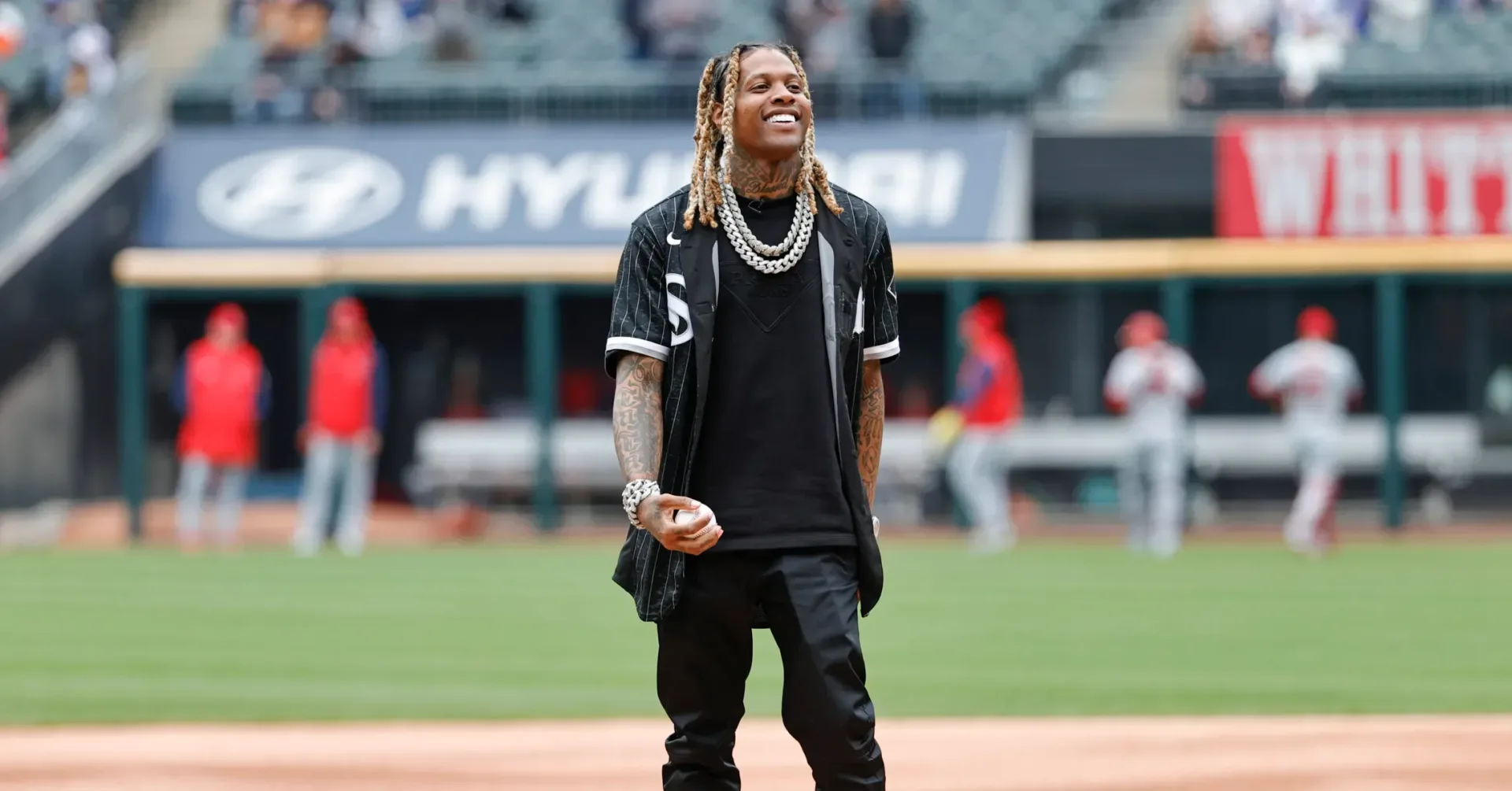 Supporters gathered outside a Los Angeles courthouse during the Lil Durk trial