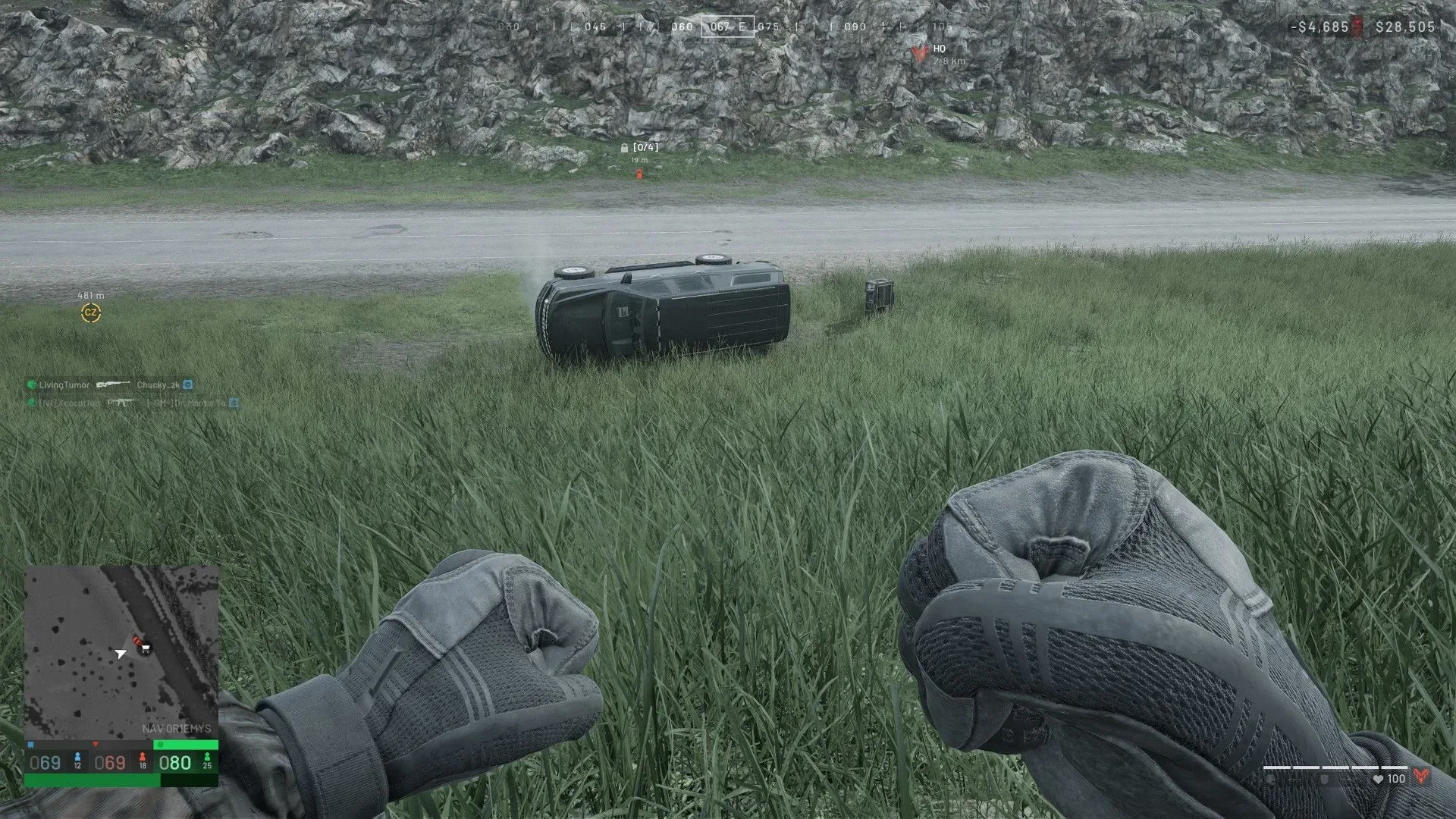 Wardogs three-team multiplayer battlefield with a contested circular Control Zone