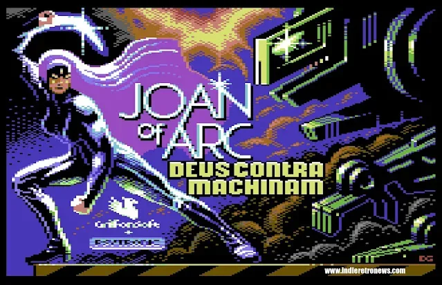 Joan-27J/6 confronts the Alpha-Omega factory system in Joan of Arc: Deus Contra Machinam