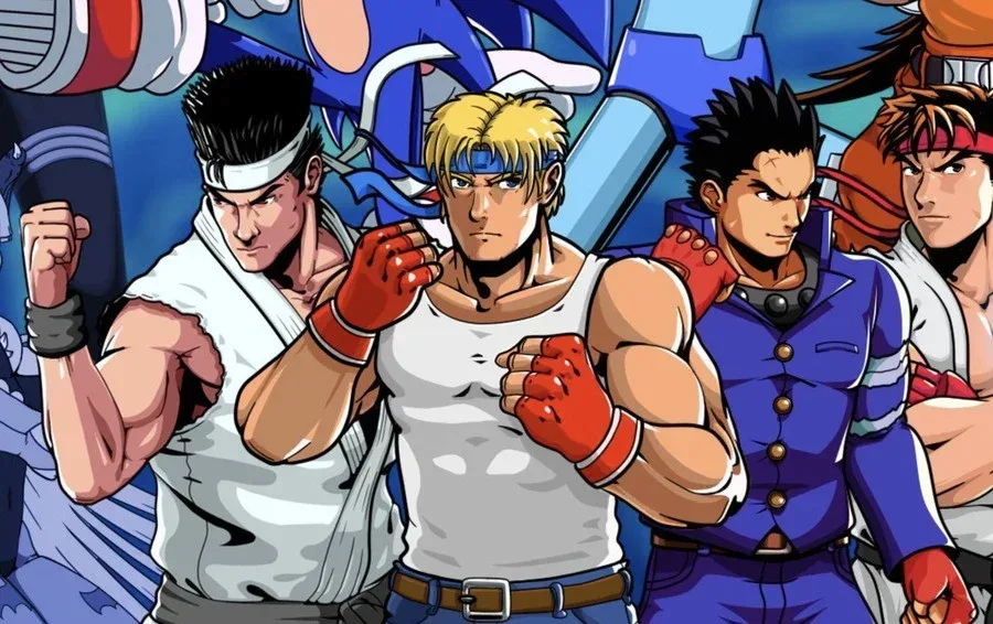 Sega Vs Capcom fan fighting game character matchup screen from 4CYDE Studios