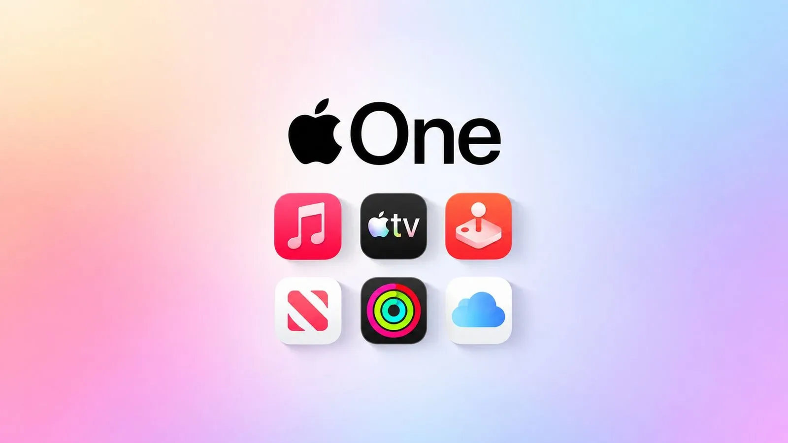 Apple One subscription offer displayed on an iPhone Settings screen