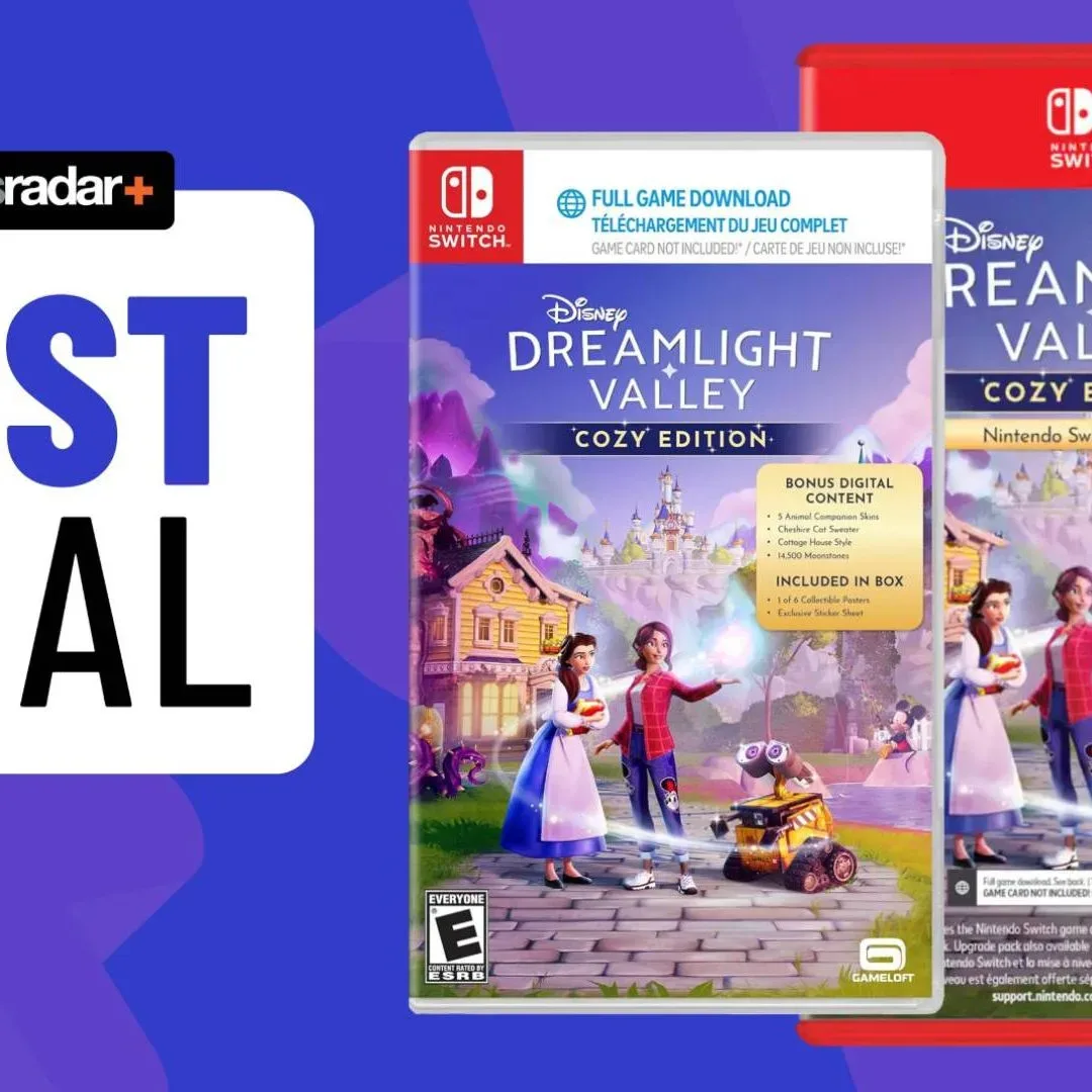 Disney Dreamlight Valley characters in a decorated valley setting