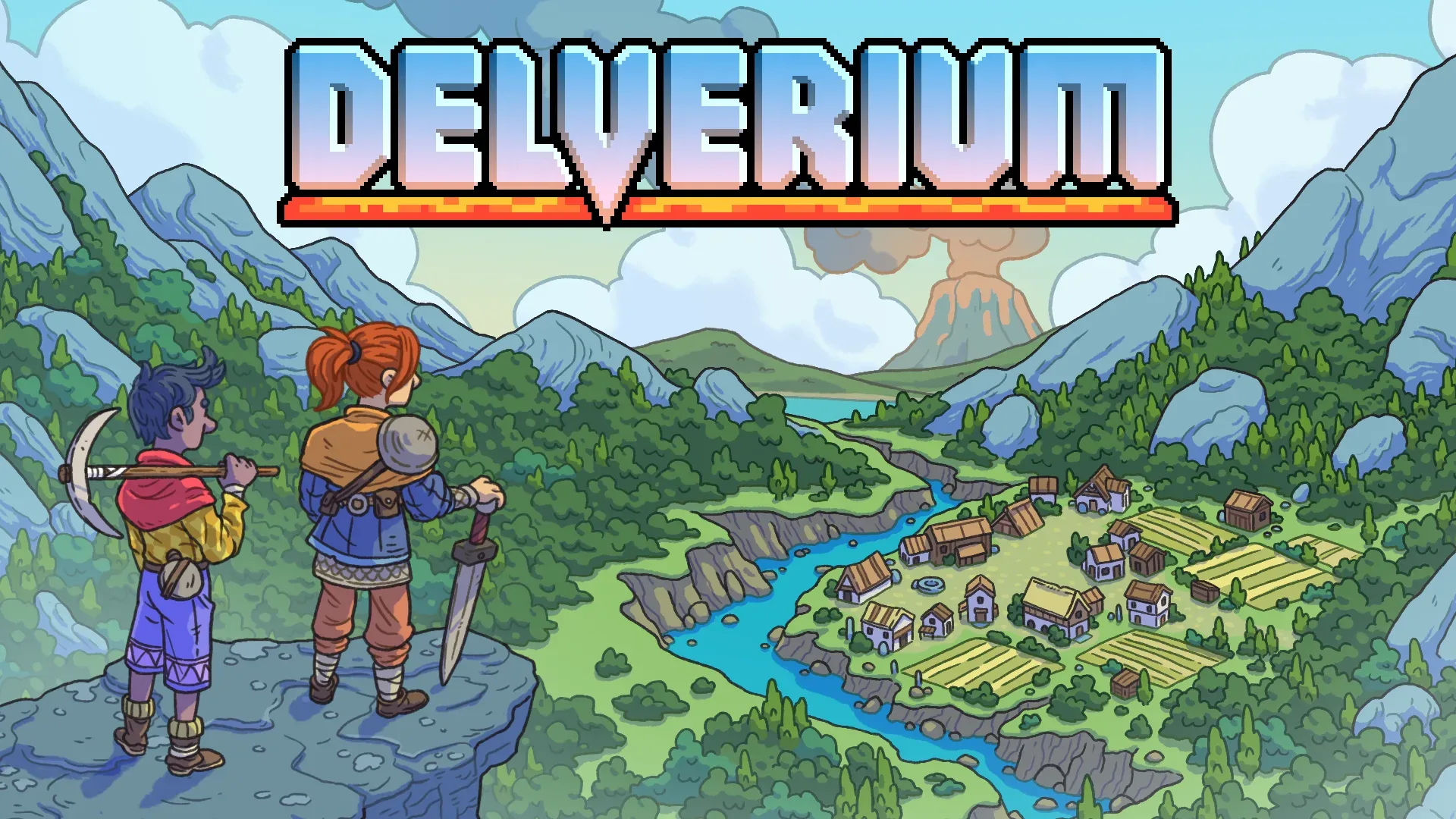 Delverium fantasy survival sandbox landscape