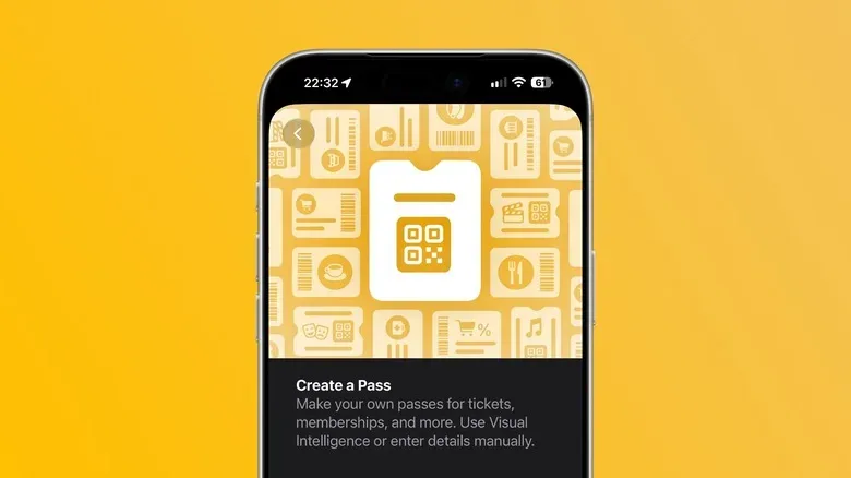 The "Create a Pass" feature in Apple Wallet on iOS 27.