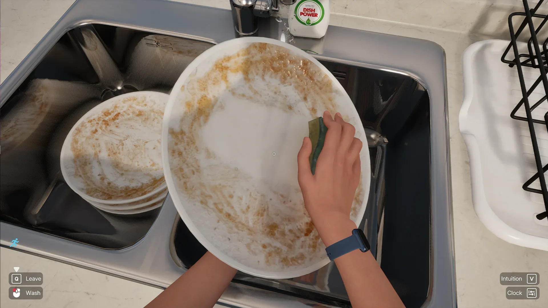 Laundry, cleaning and cooking tasks in Woman Simulator