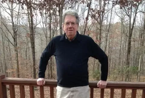 Edward Morris, country music journalist and author, photographed at a music industry event
