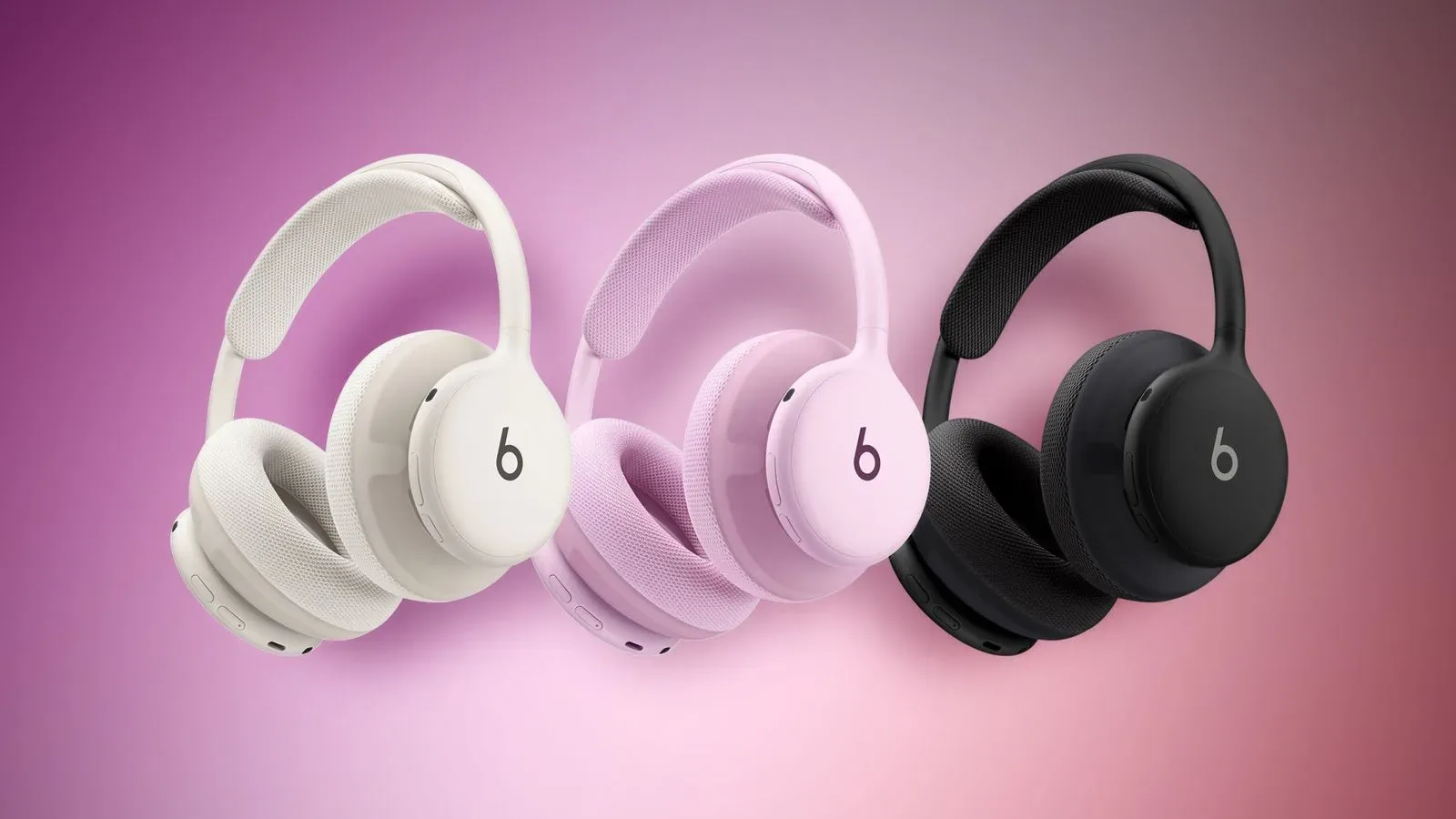 Beats 360 over-ear headphones in Black, Cloud, Sky, and Pink color options