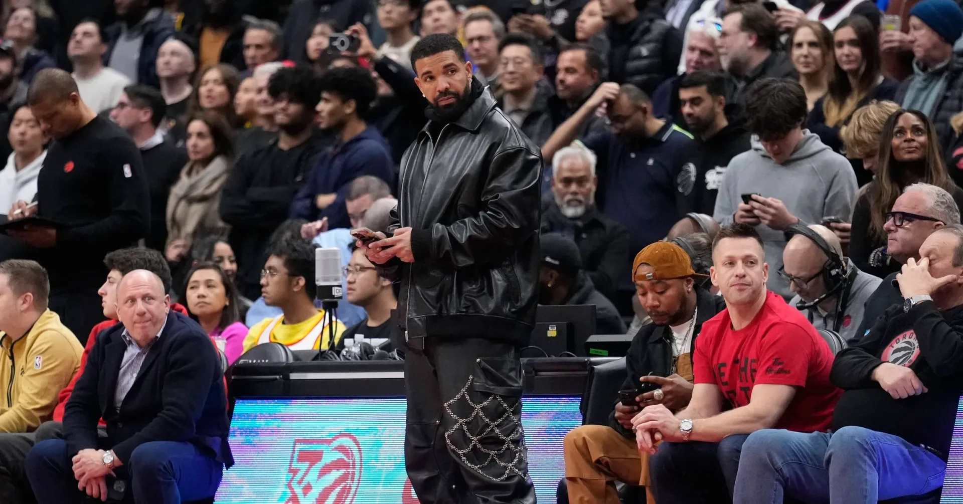 Drake during a livestream appearance