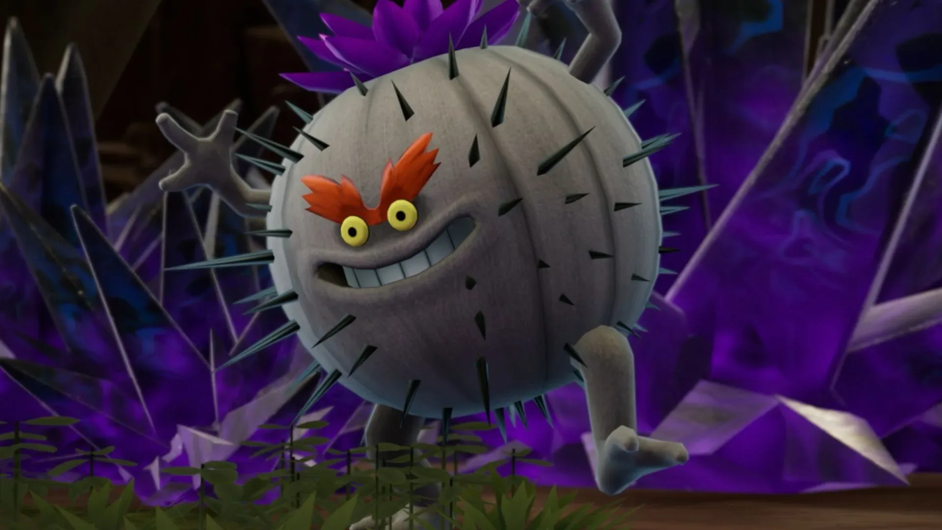 Woebergine, the personality-quiz-selected starter monster in Dragon Quest Monsters: The Withered World