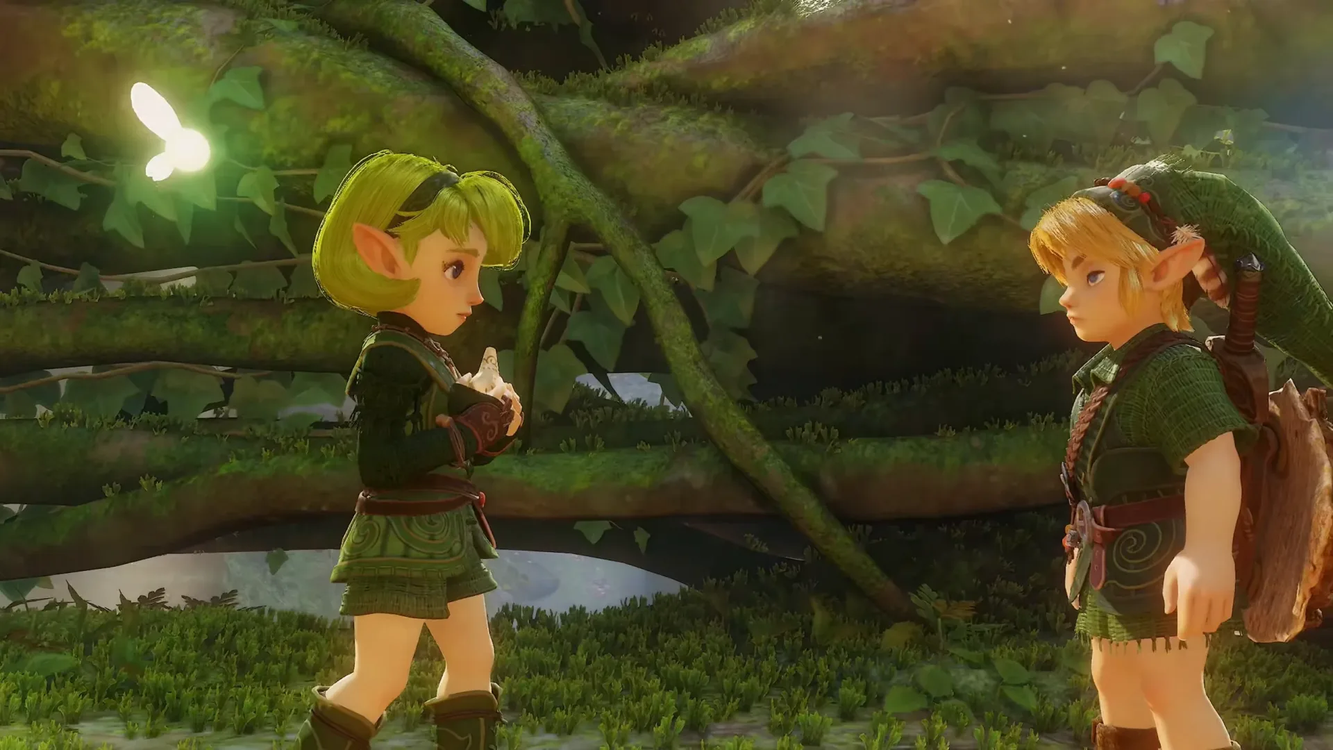 Princess Zelda in a voiced cutscene from The Legend of Zelda: Ocarina of Time remake