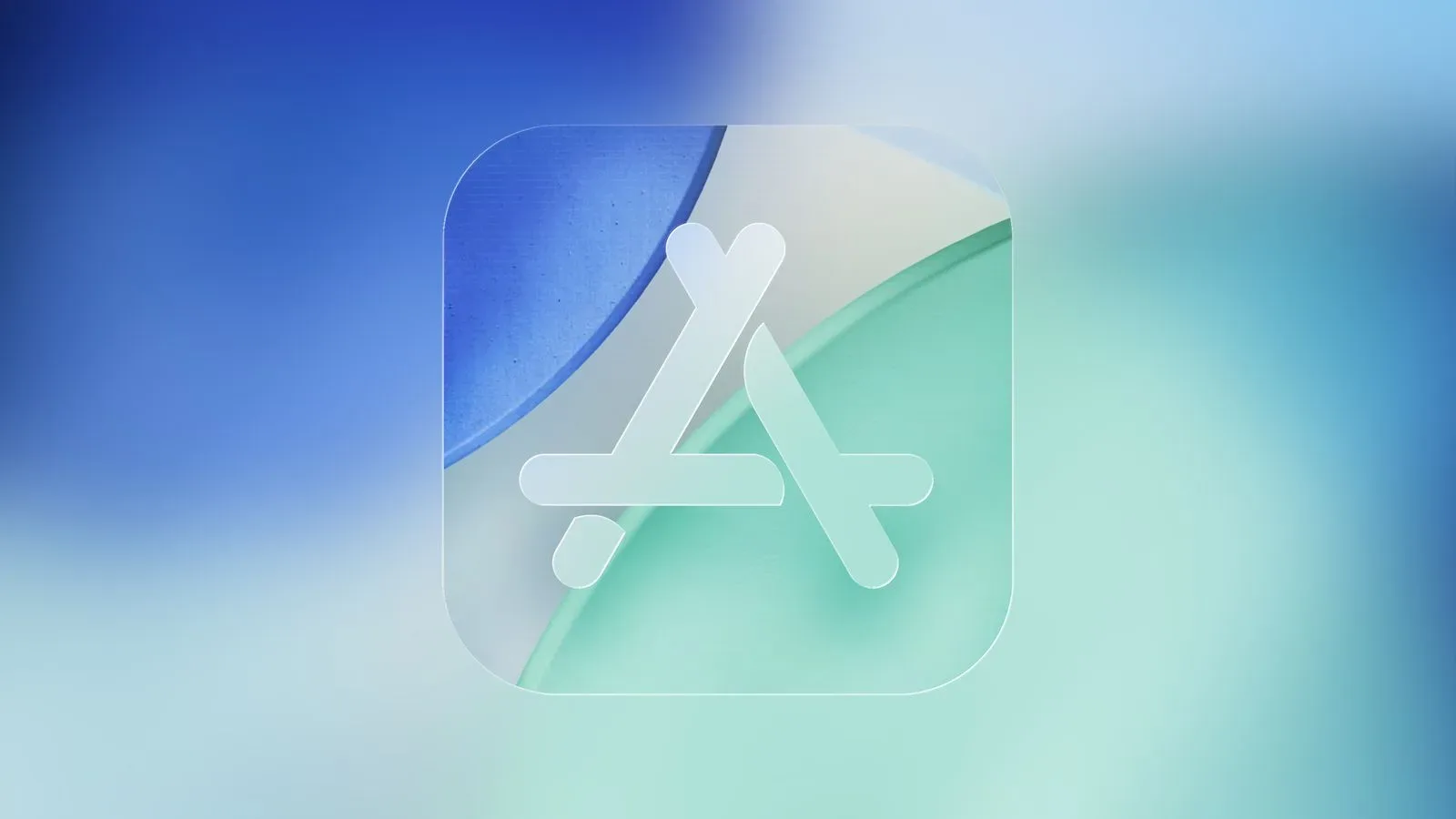 Apple App Store icon displayed on a smartphone