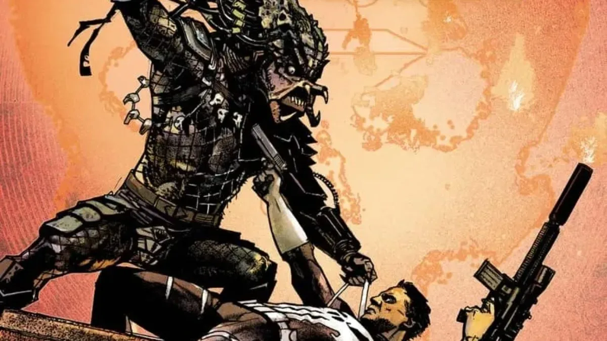 Predator Vs. Punisher #1 cover featuring the Punisher and Predator