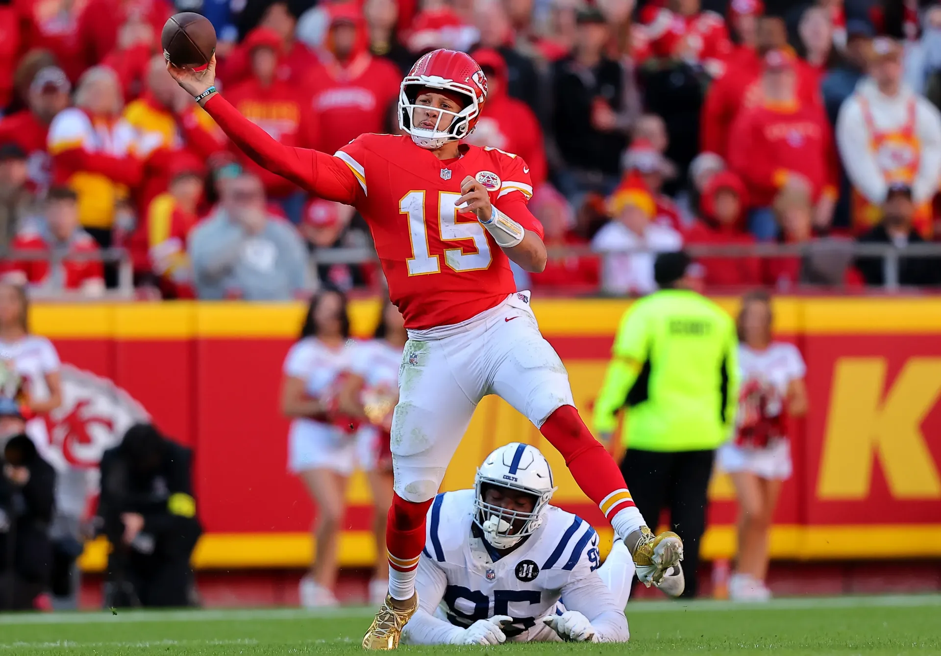 Patrick Mahomes and the Kansas City Chiefs prepare for a Sunday night game against the Indianapolis Colts