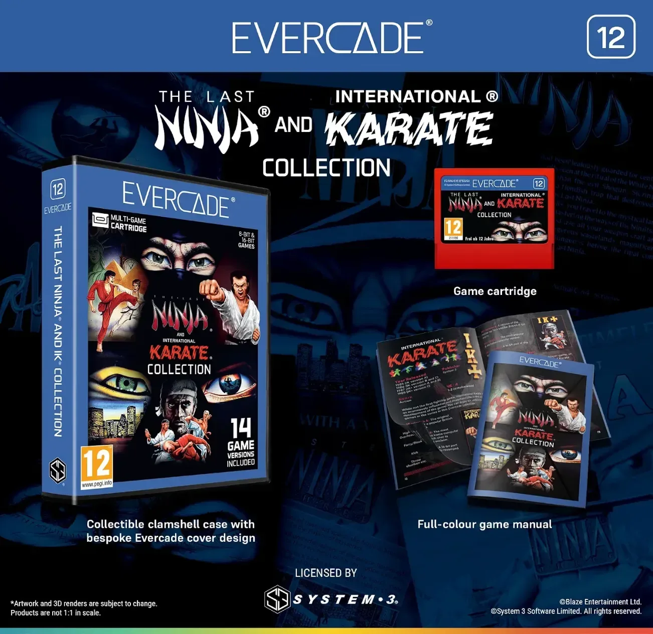 Evercade’s James Pond and Last Ninja & IK Collections Open for Pre-Order Ahead of December 4 Release