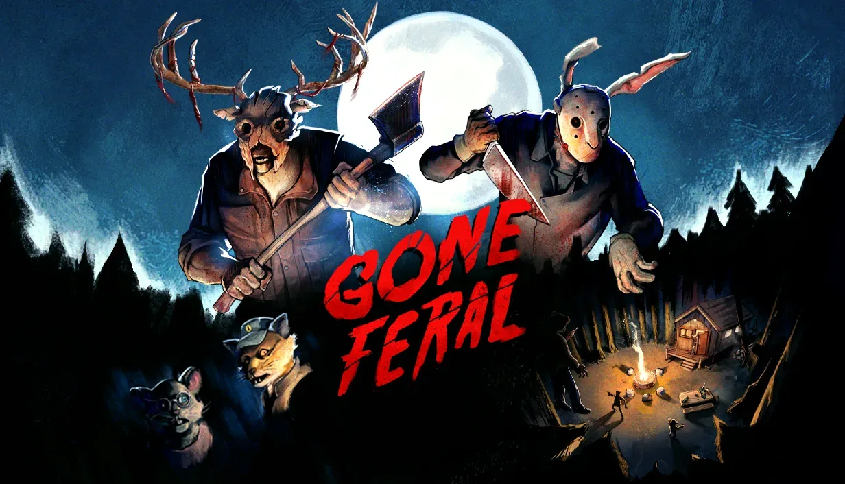 Gone Feral analog slasher horror game artwork