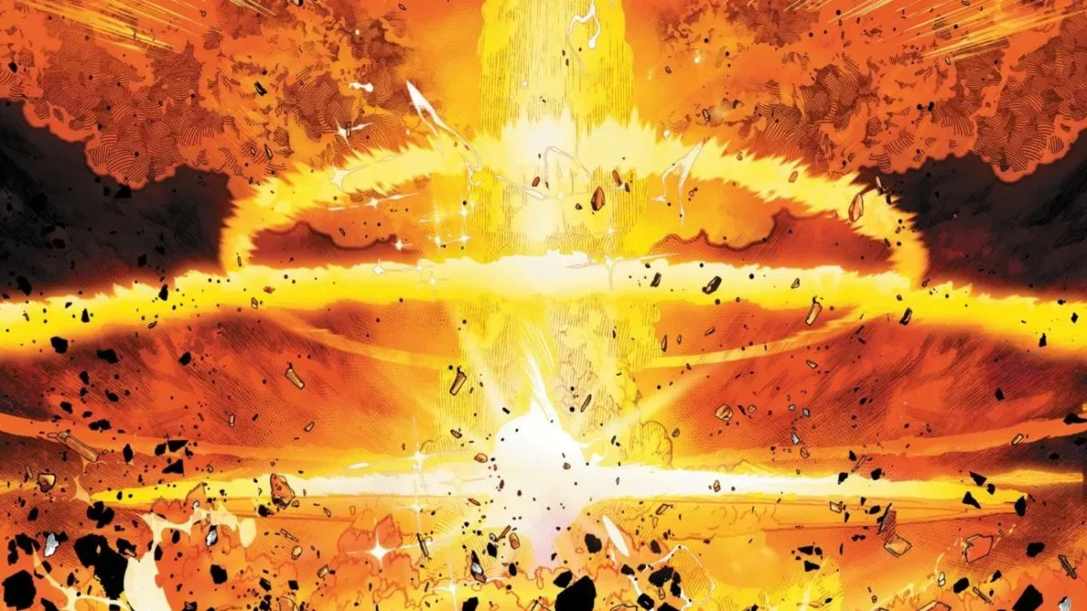 David Colton’s transformation sequence in Avengers: Armageddon #4