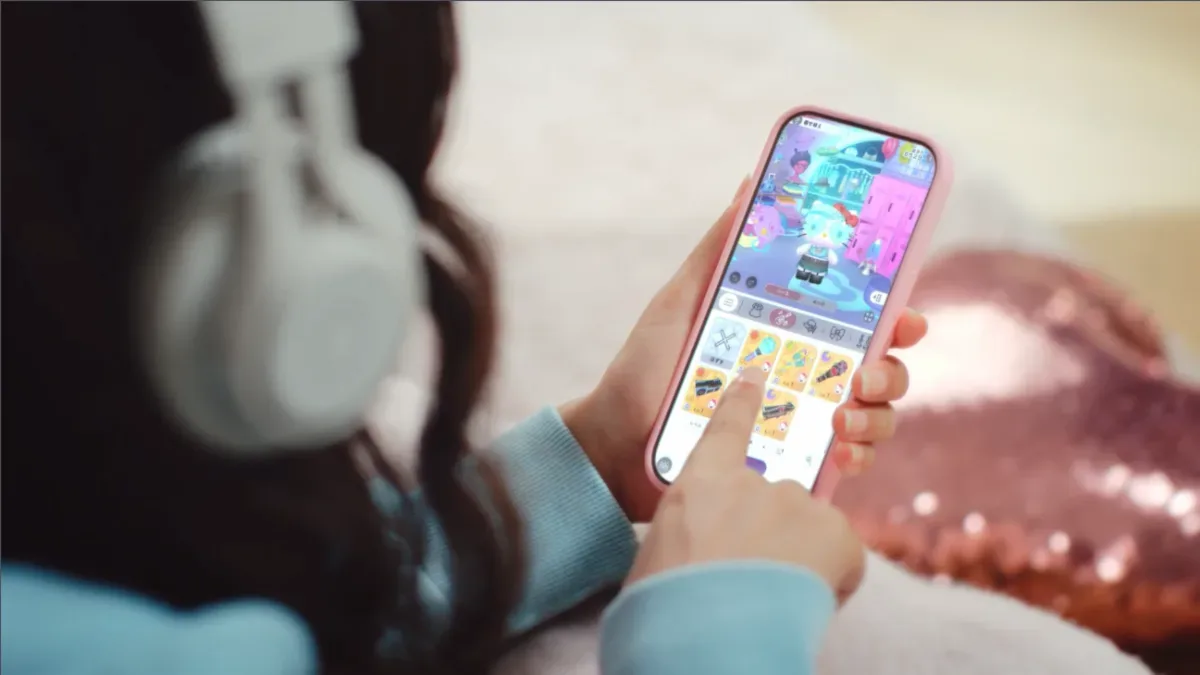 Sanrio Kawaii Me Live! mobile rhythm game concept artwork