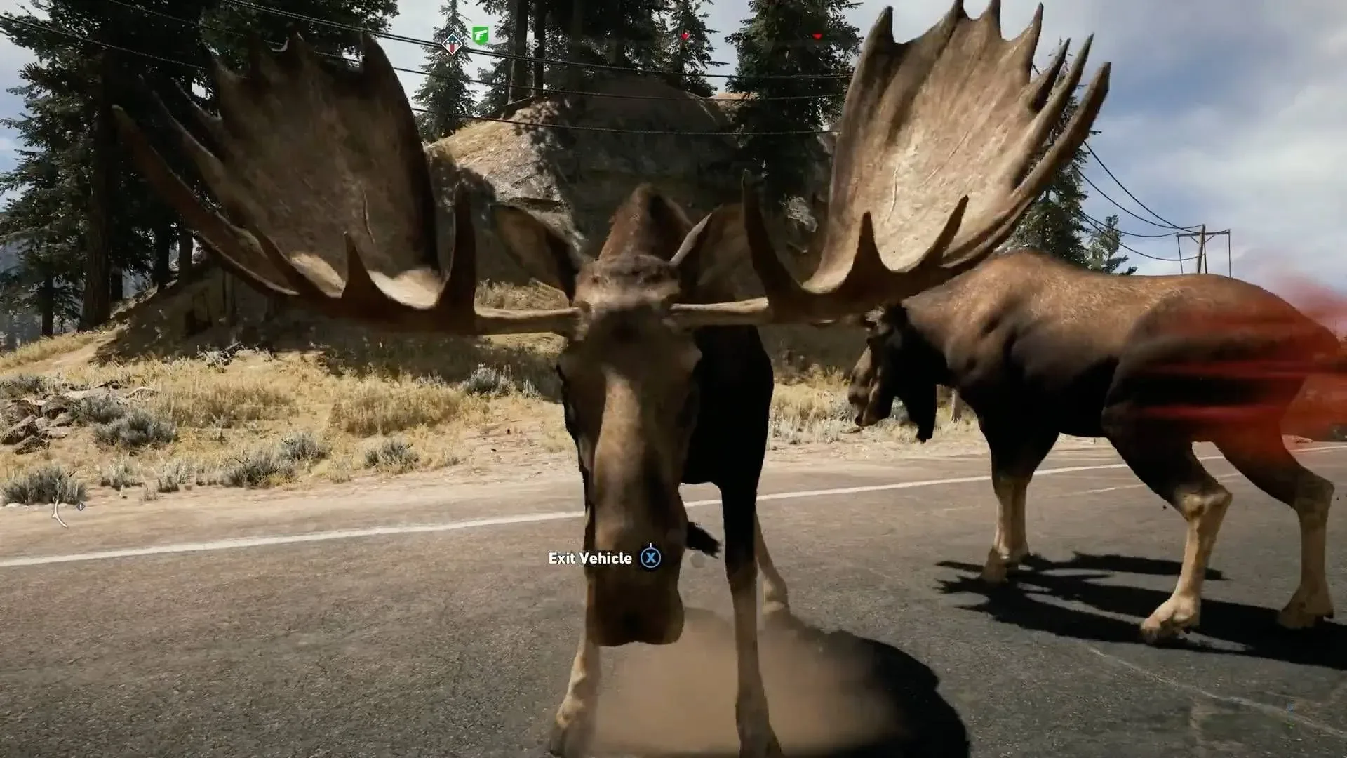A gameplay clip montage featuring Far Cry, GTA, Red Dead Redemption 2, Watch Dogs 2, and Fallout: New Vegas
