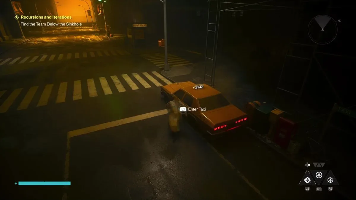 The Downtown Taxis in Control Resonant have inconsistent lights