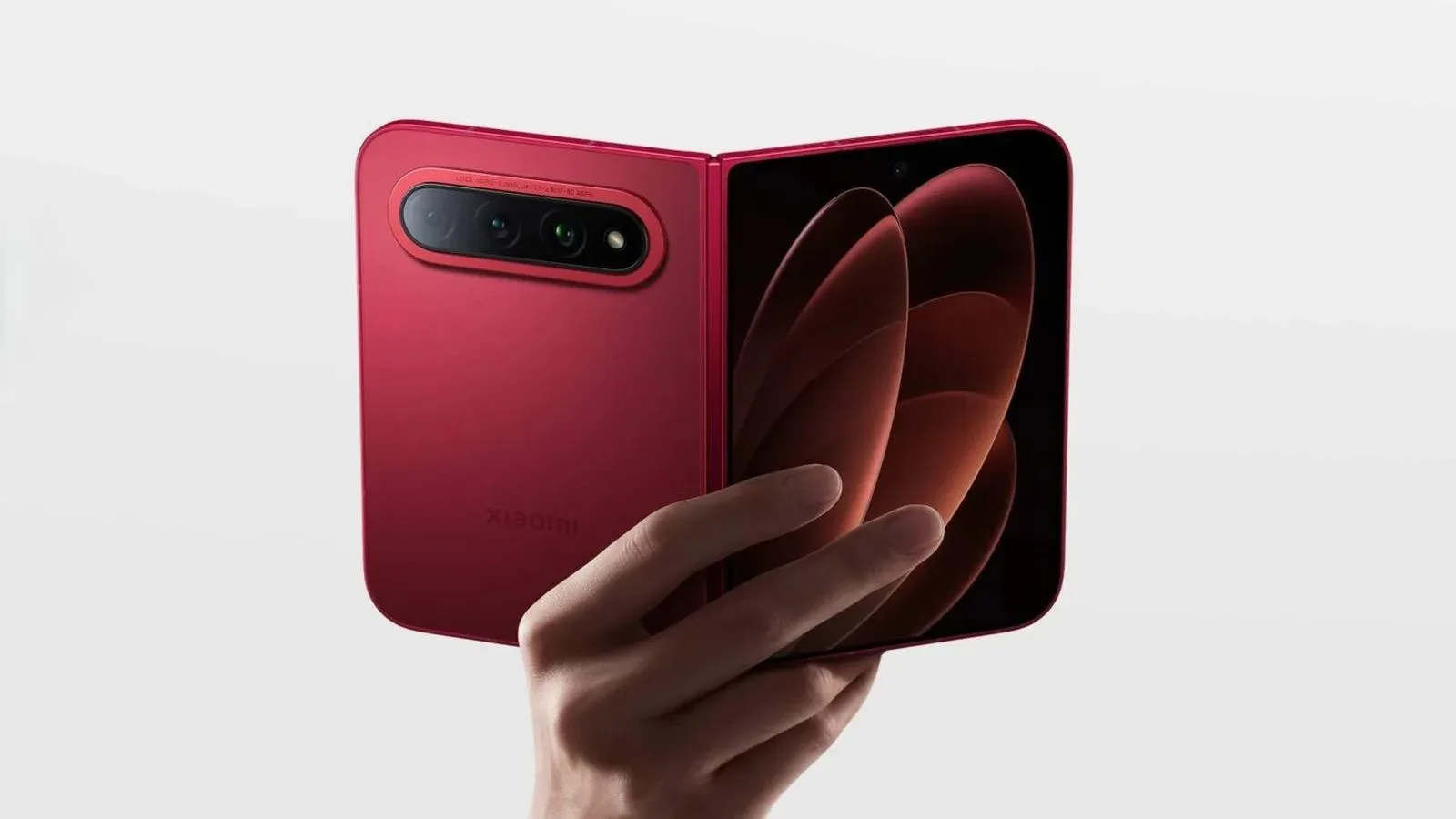 Xiaomi 18 Fold shown open with its 7.58-inch internal display