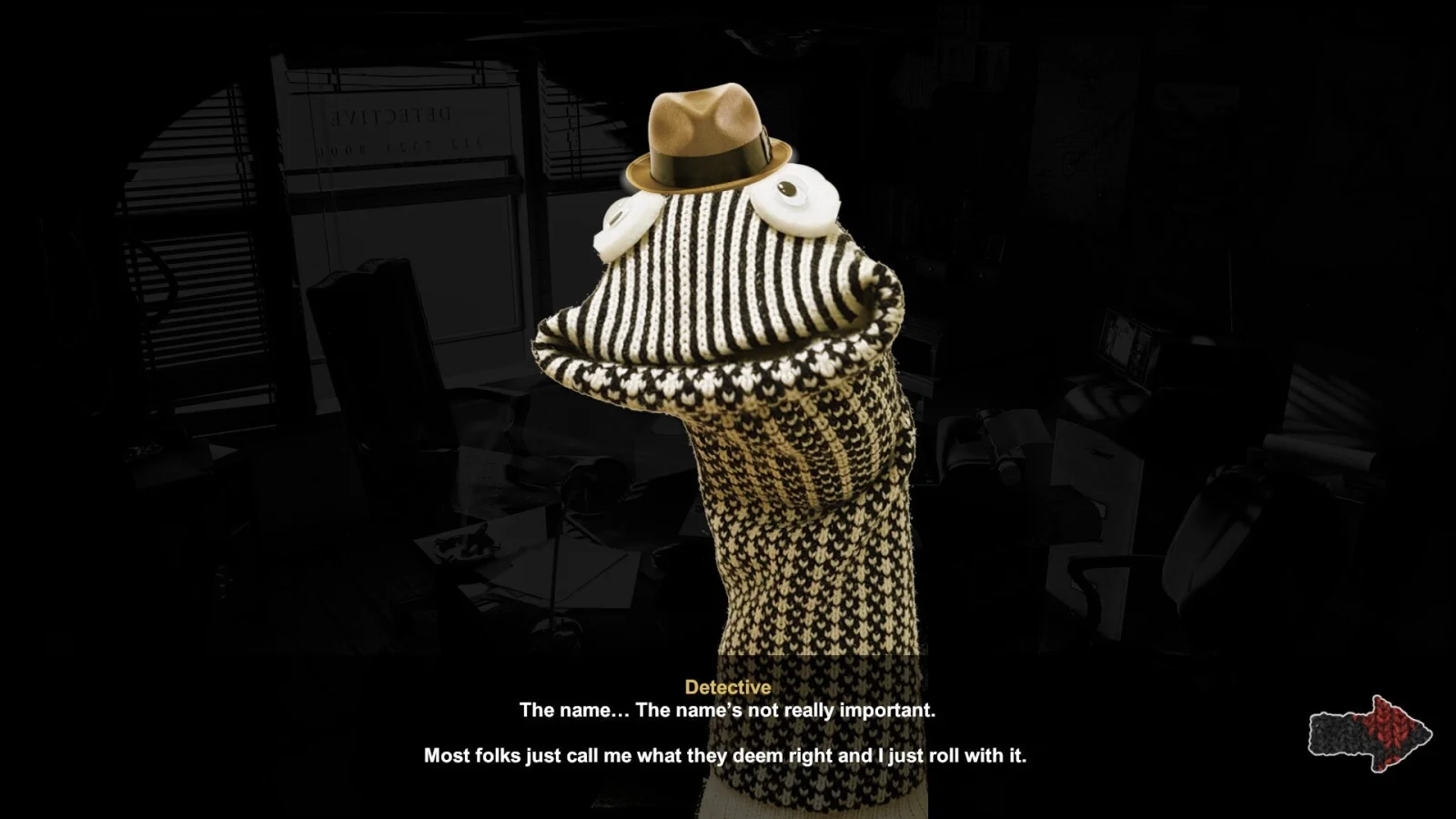 Sockpuppet Noir official gameplay screenshot 1
