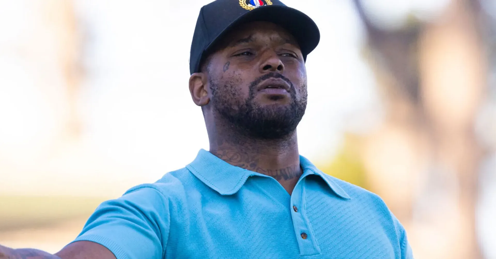 ScHoolboy Q performing onstage during a concert