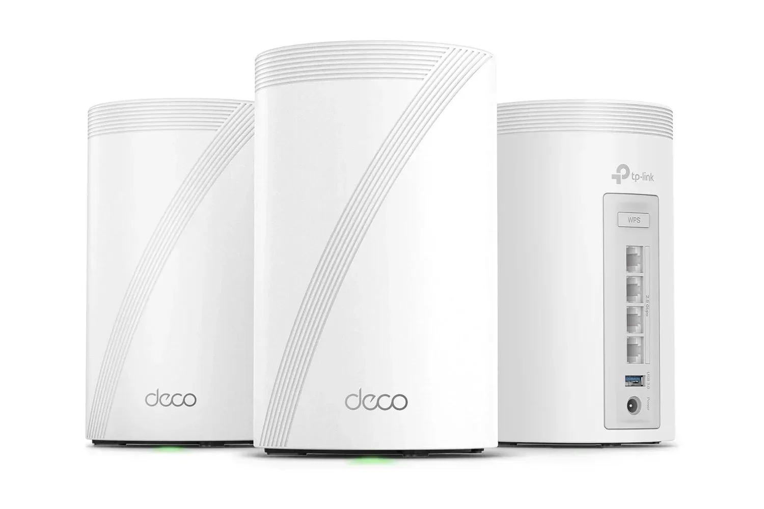 TP-Link Deco 7 Pro tri-band Wi-Fi 7 mesh unit for whole-home wireless coverage