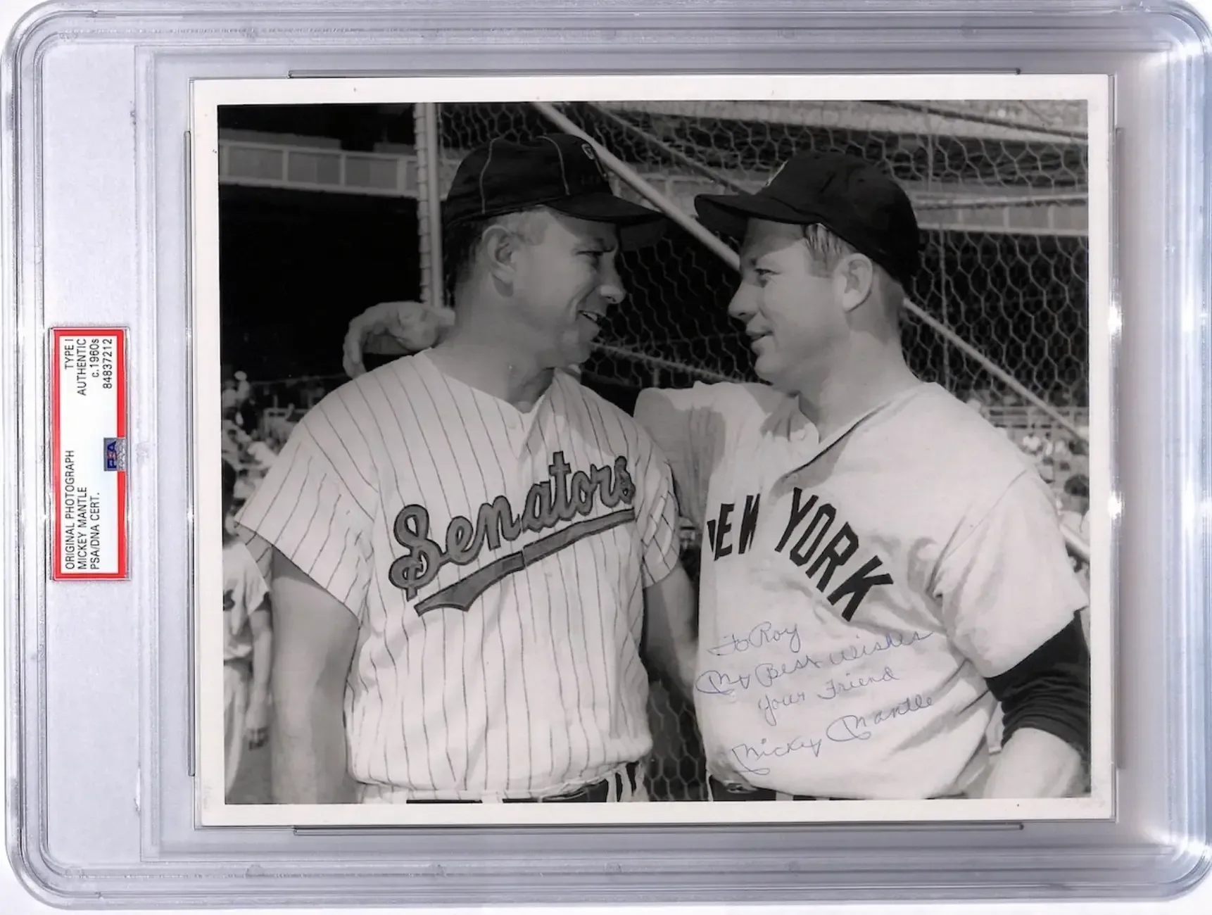 Period-signed Baseball Magazine photograph from the Barry Walner Collection