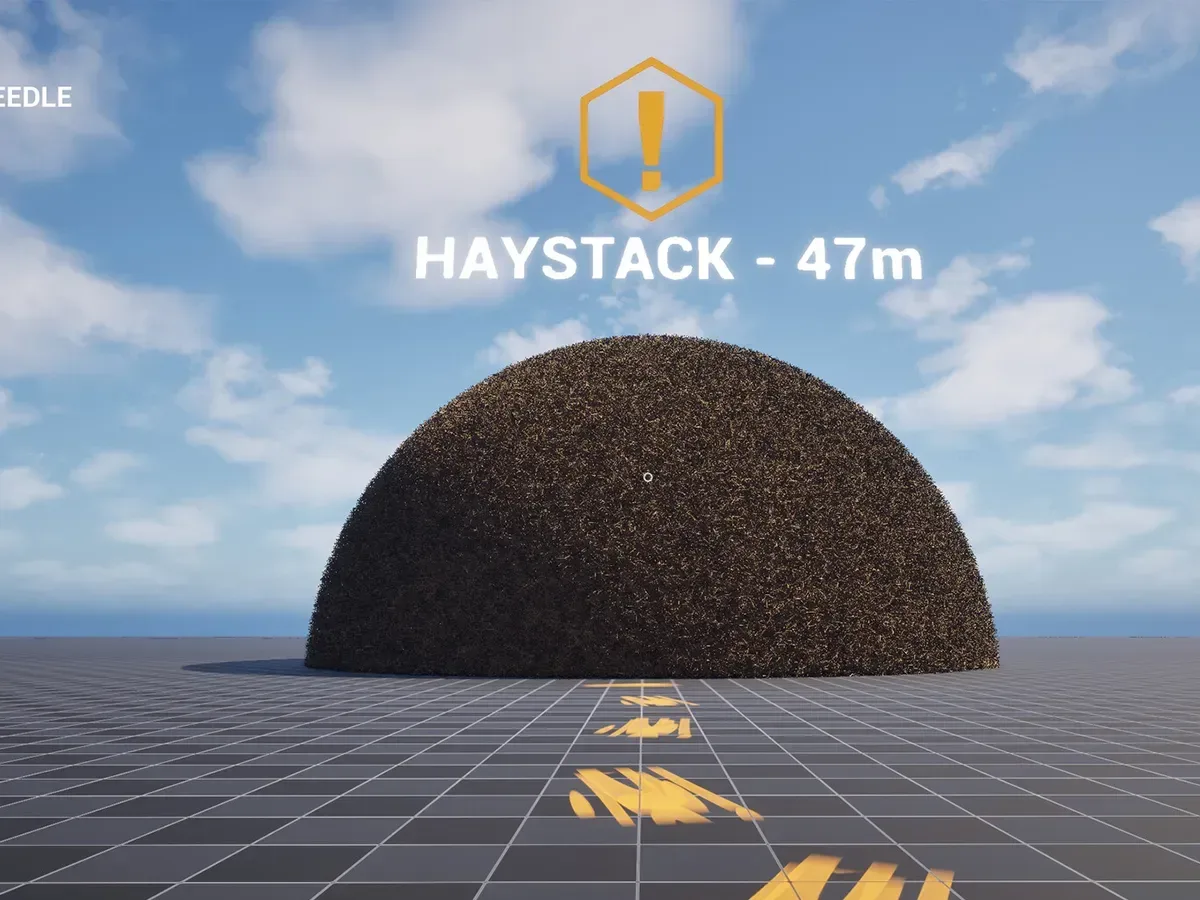 Needle in a Haystack Simulator creator NasNakarus shares a satirical response to similar game listings