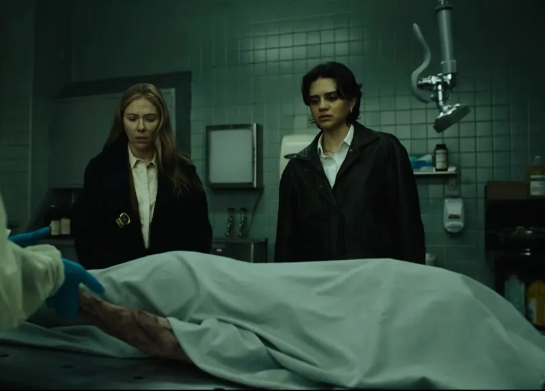 Scarlett Johansson in The Exorcist: Martyrs trailer as a homicide detective investigating church murders