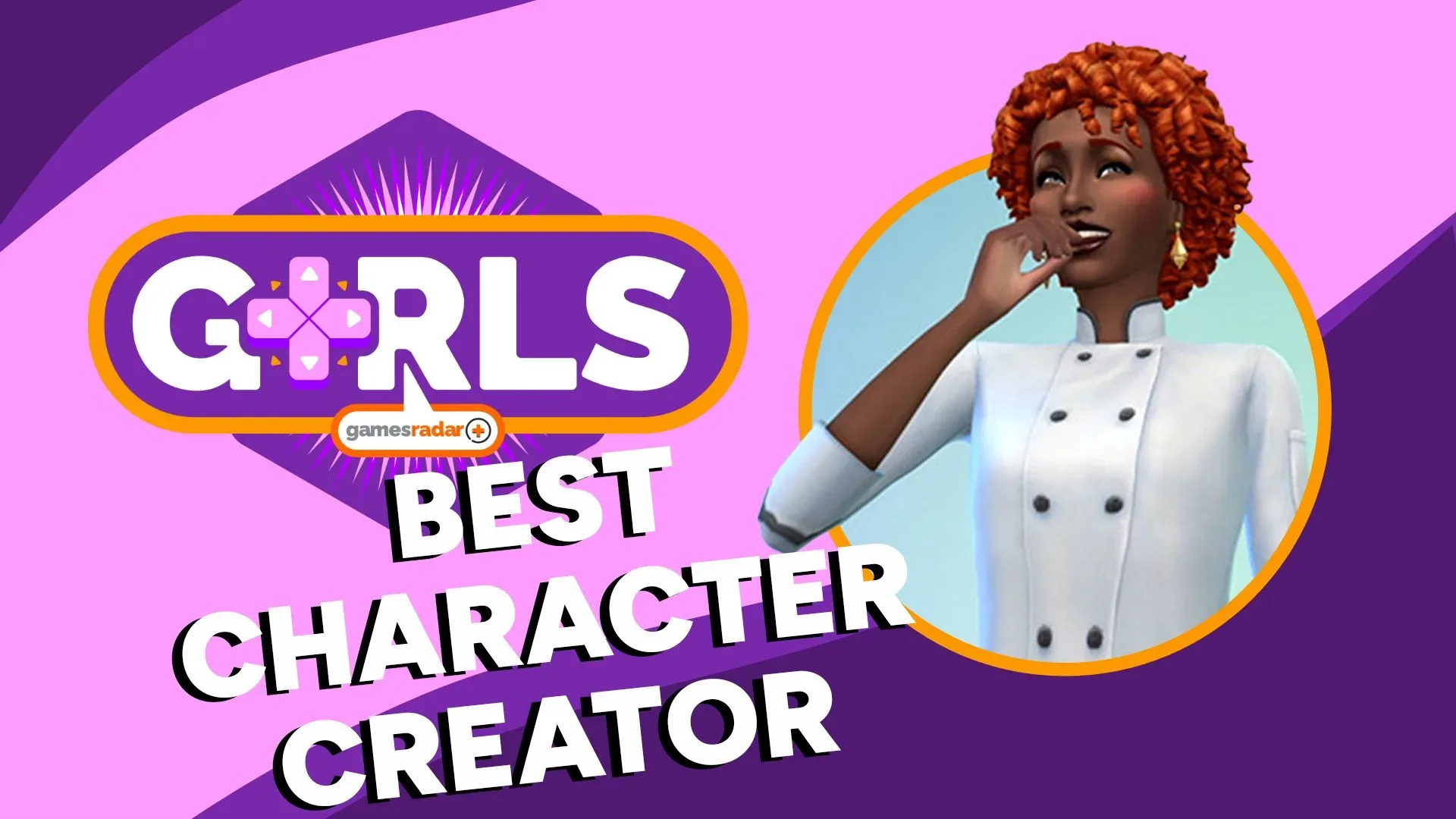 A video game character creation screen with varied facial and appearance options